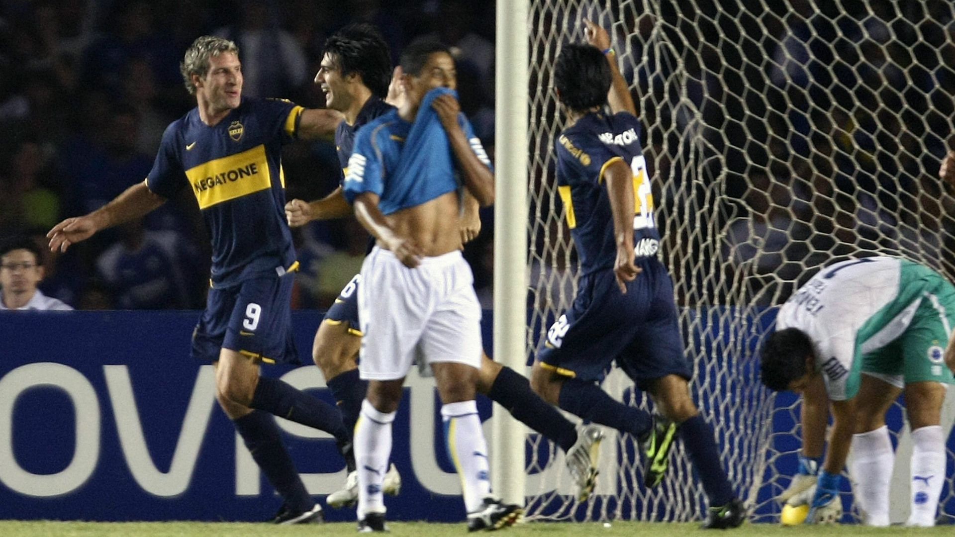 Palermo Riquelme Cruzeiro Boca Octavos de final Copa Libertadores 2008