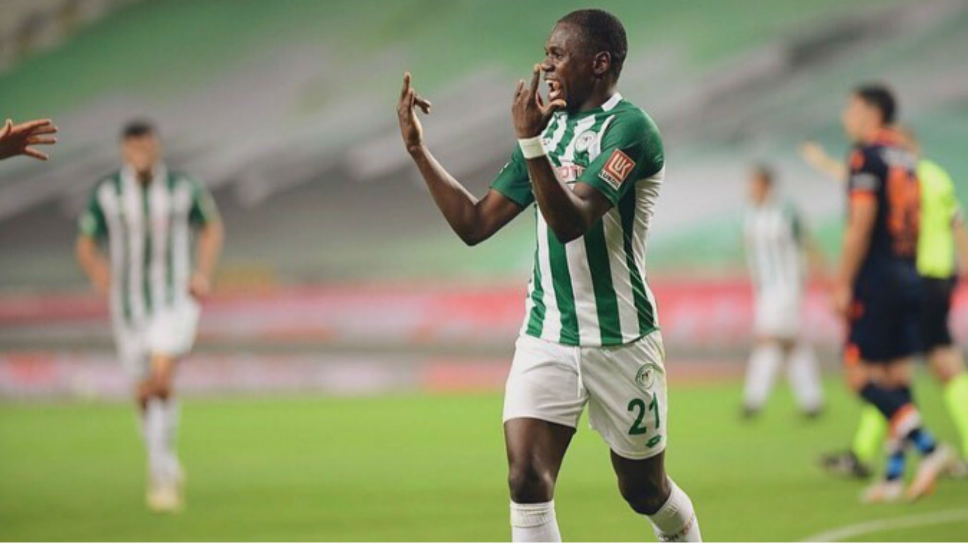 Farouk Miya scored two classic goals as Konyaspor and Uganda.