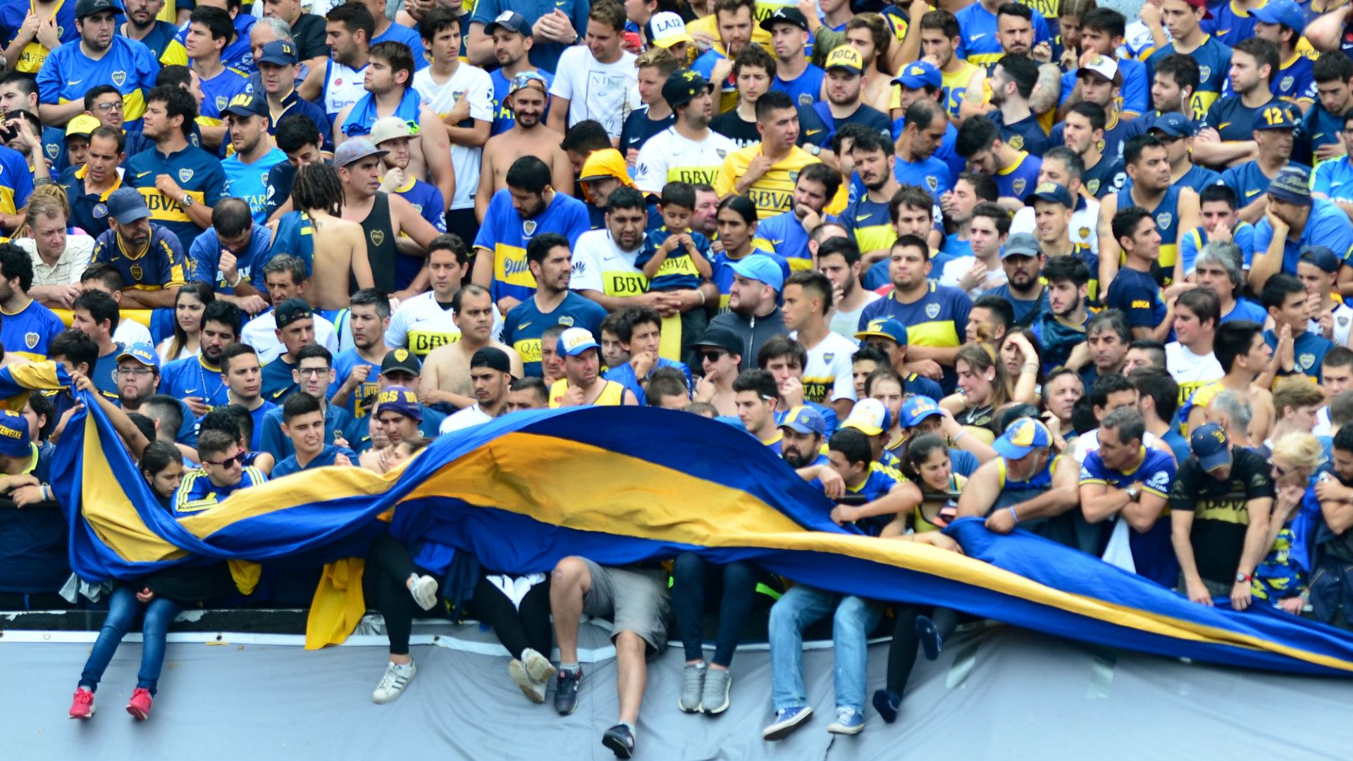 Boca Juniors fans Copa Libertadores final first leg 2018
