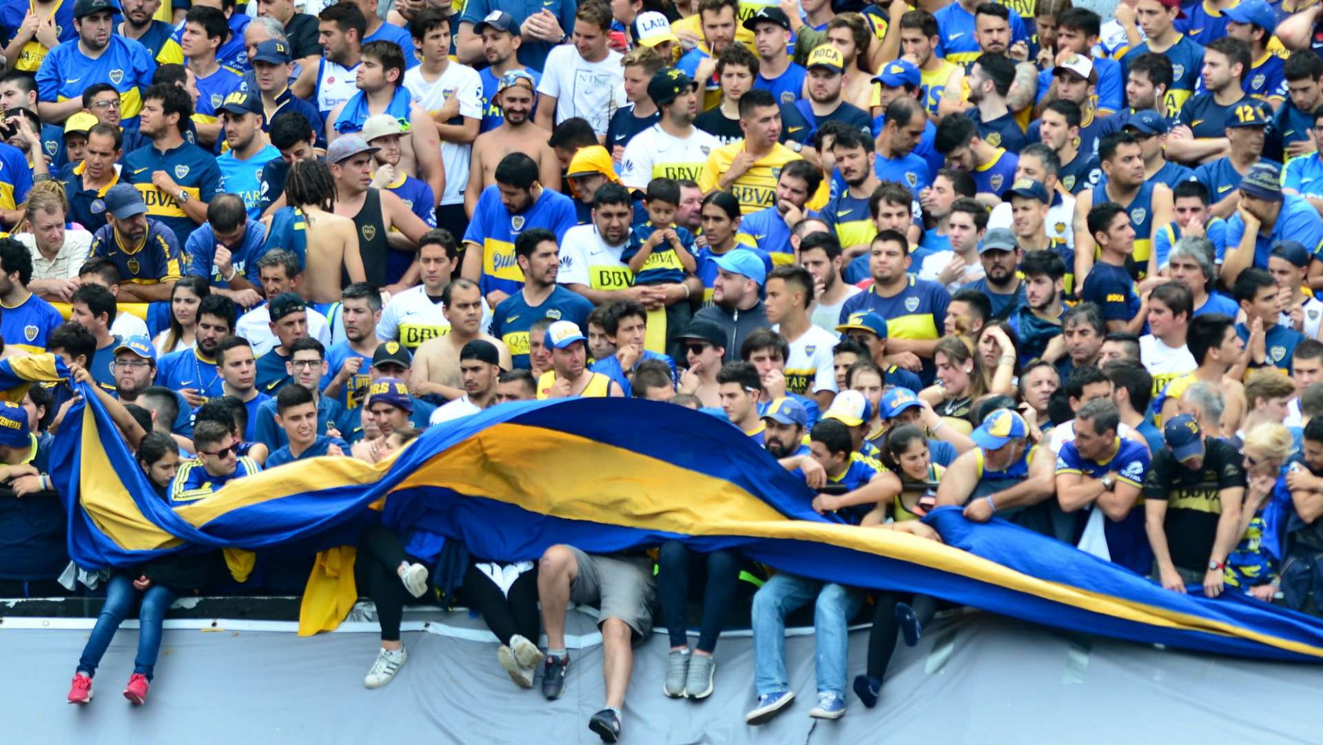 Boca Juniors fans Copa Libertadores final first leg 2018