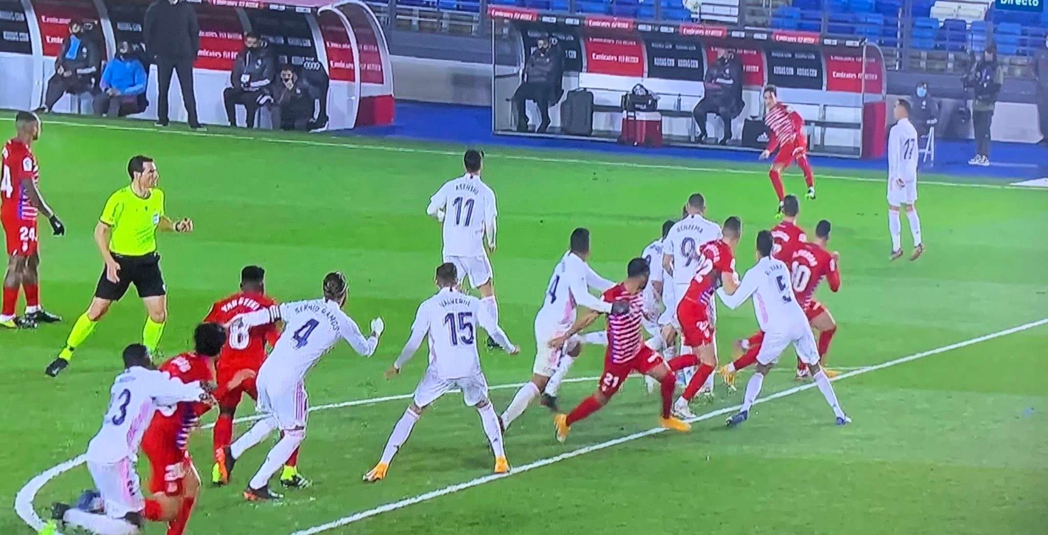 Penalty Real Madrid Granada