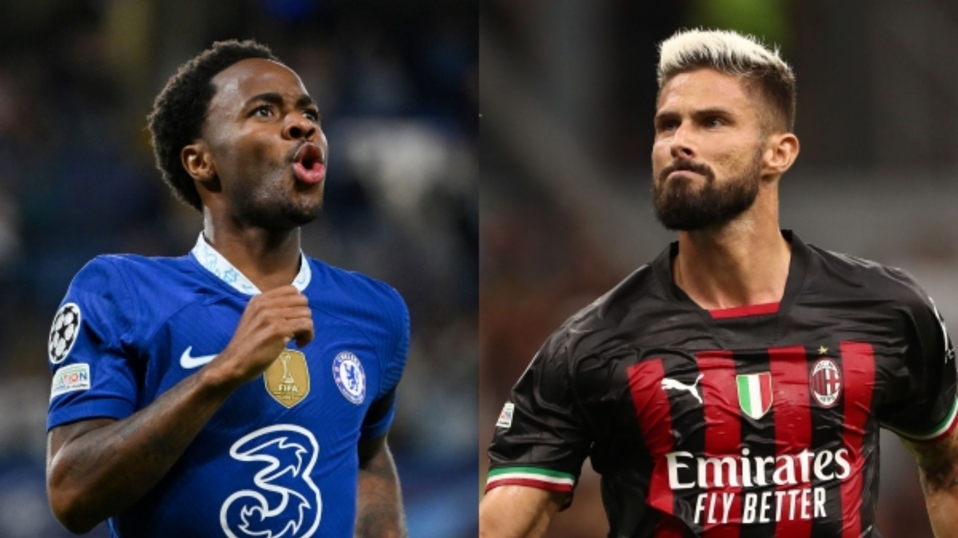 Raheem Sterling Chelsea Olivier Giroud Milan