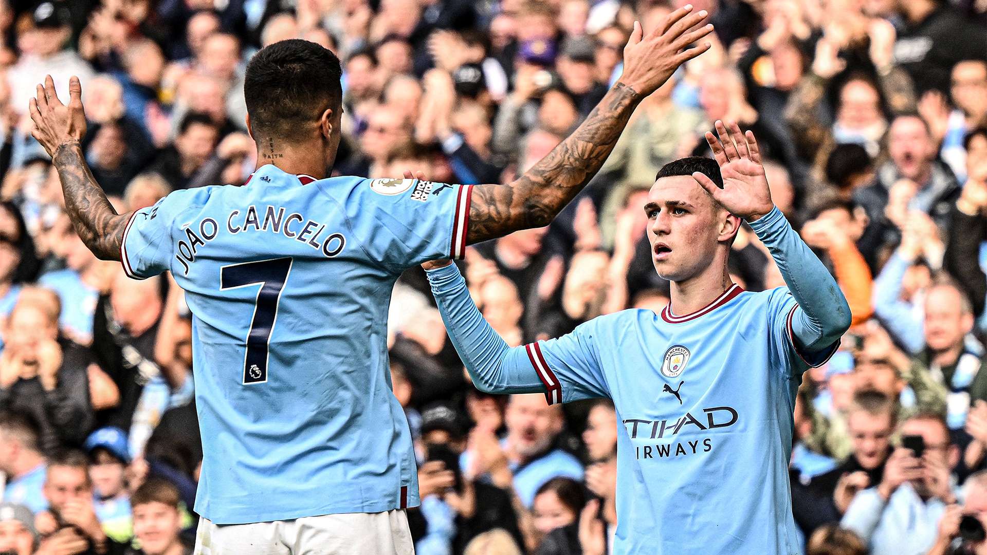 Phil Foden Joao Cancelo Manchester City Southampton 2022-23