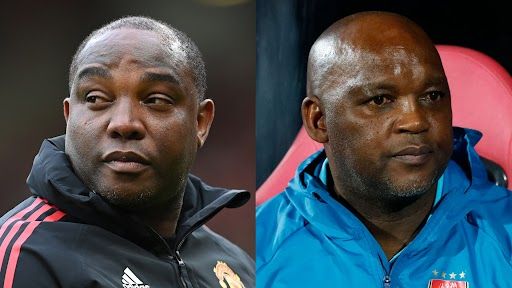 Benni McCarthy and Pitso Mosimane