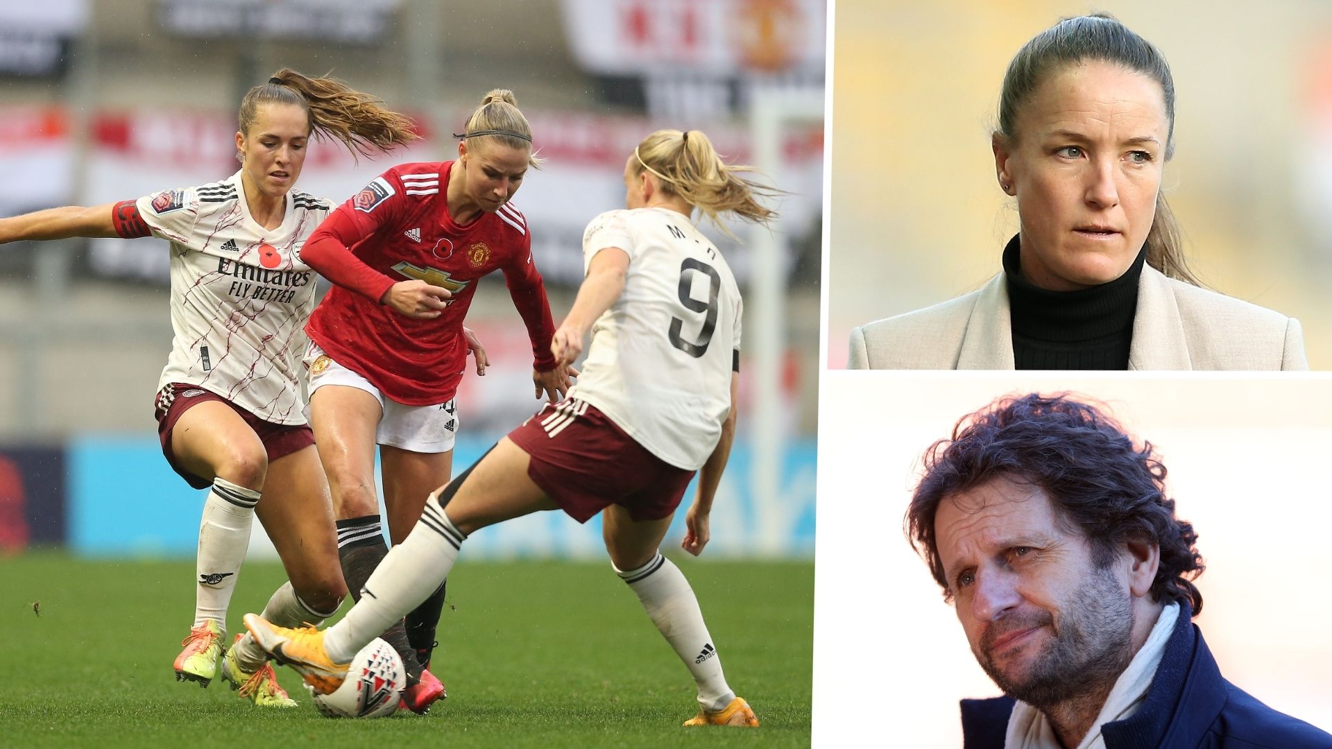 Arsenal Manchester United Women composite