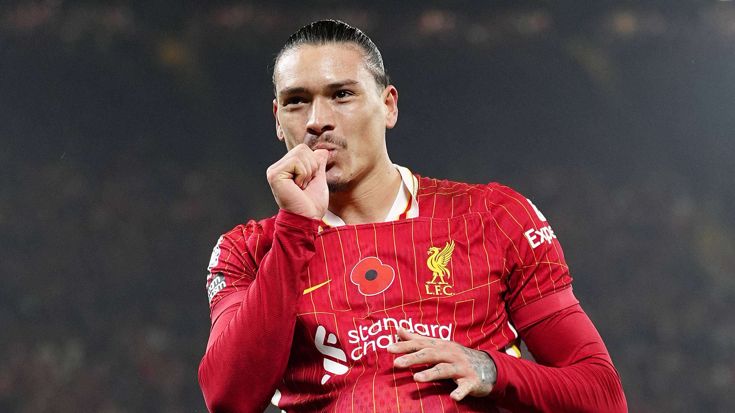 imago1053605844h Darwin Nunez hits hat-trick for Liverpool in thumping 5-0 friendly win over Stoke with Federico Chiesa also among the goals as record signing Florian Wirtz makes his debut