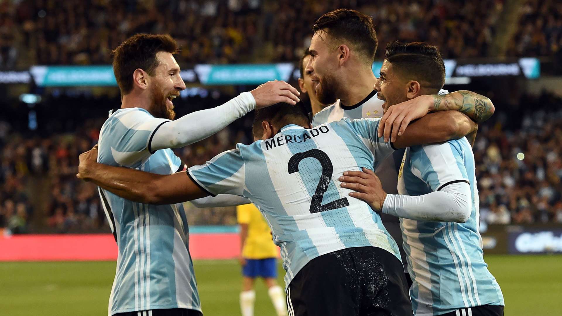 Mercado, Messi, Argentina - Brasil, Friendlies, 09062017