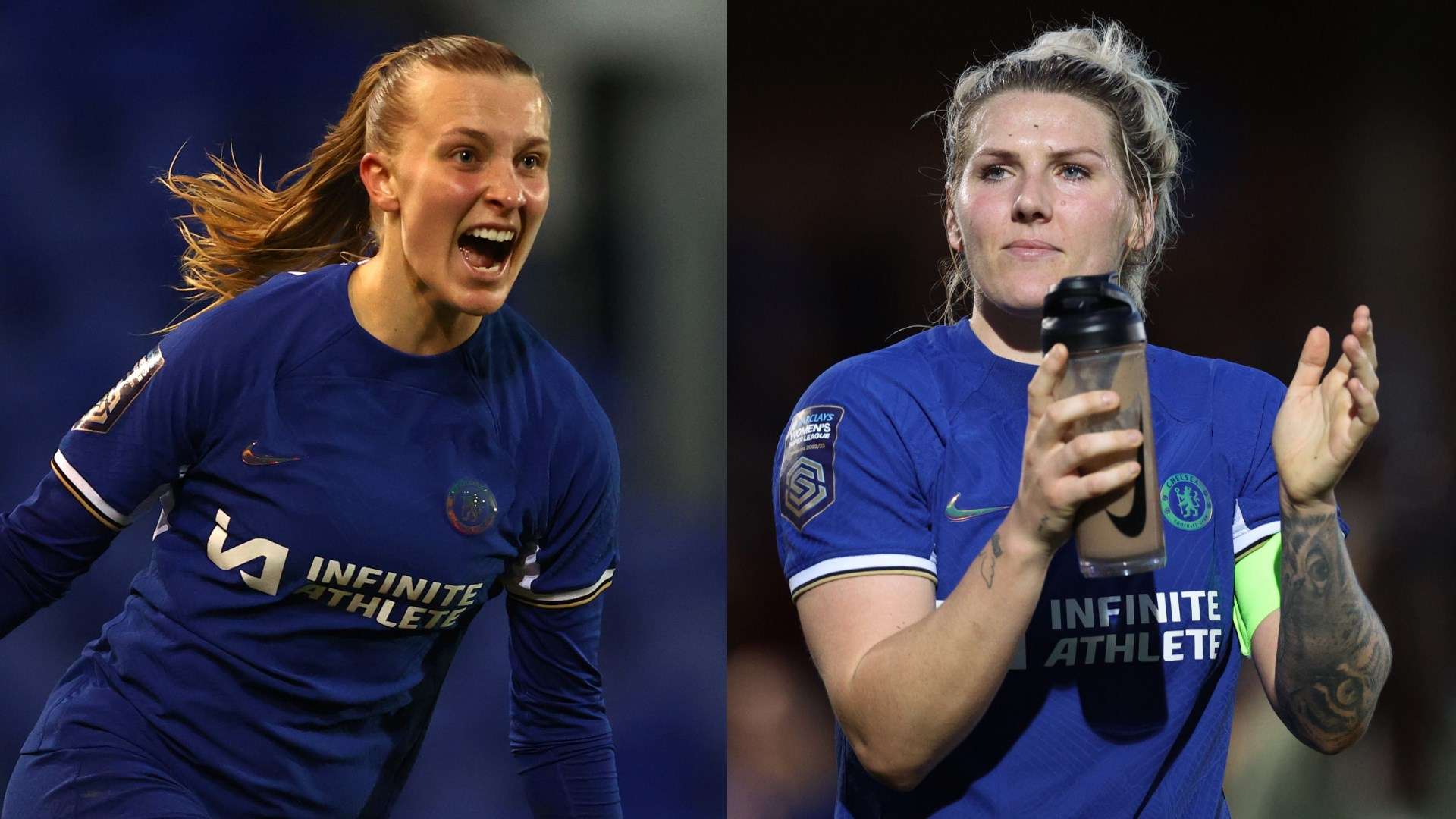 Aggie Beever-Jones Millie Bright split