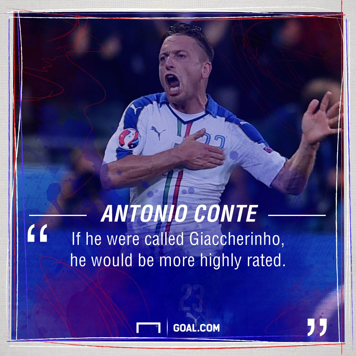 Emanuele Giaccherini Antonio Conte Italy PS