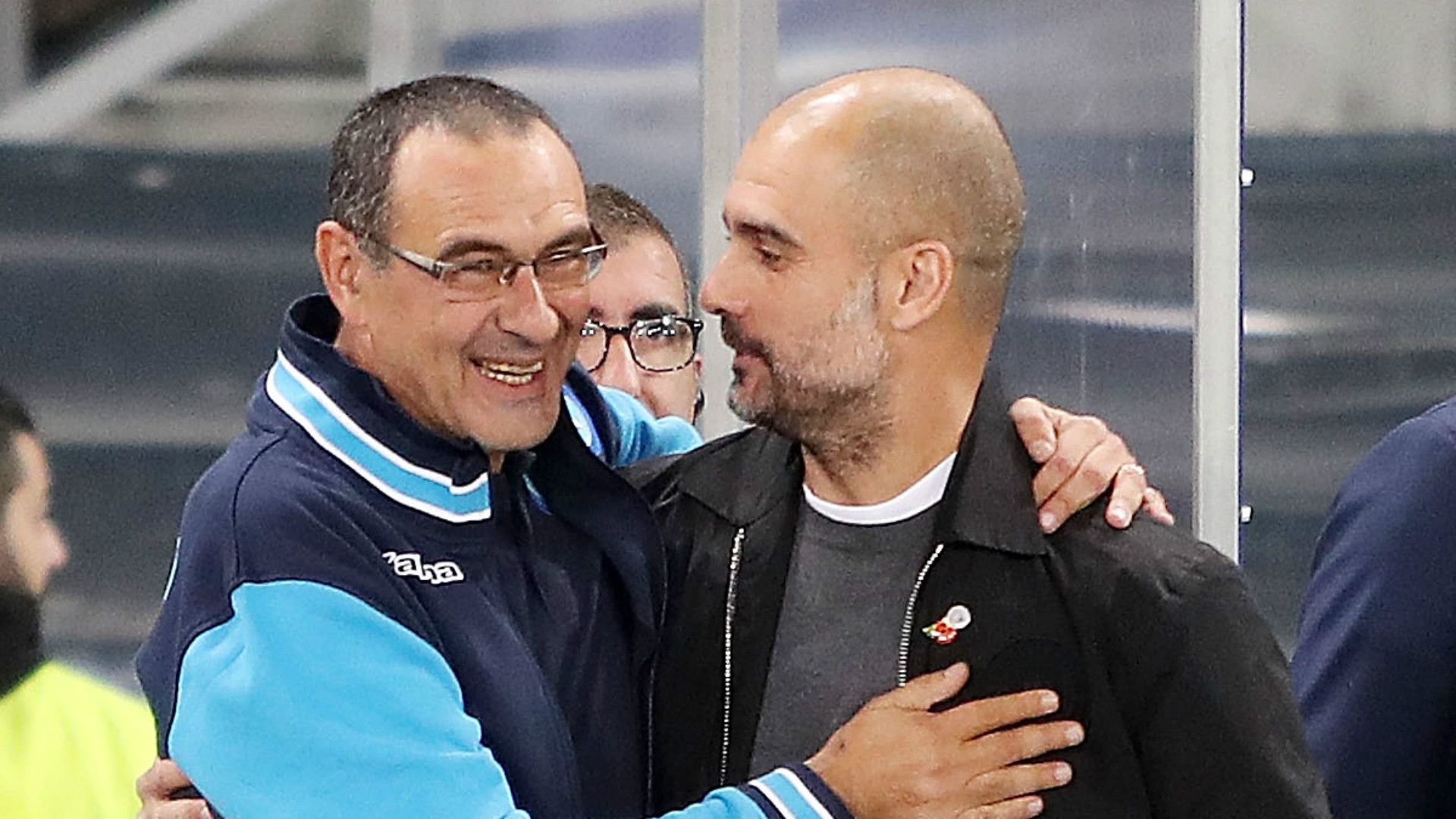 Maurizio Sarri Pep Guardiola Napoli Manchester City