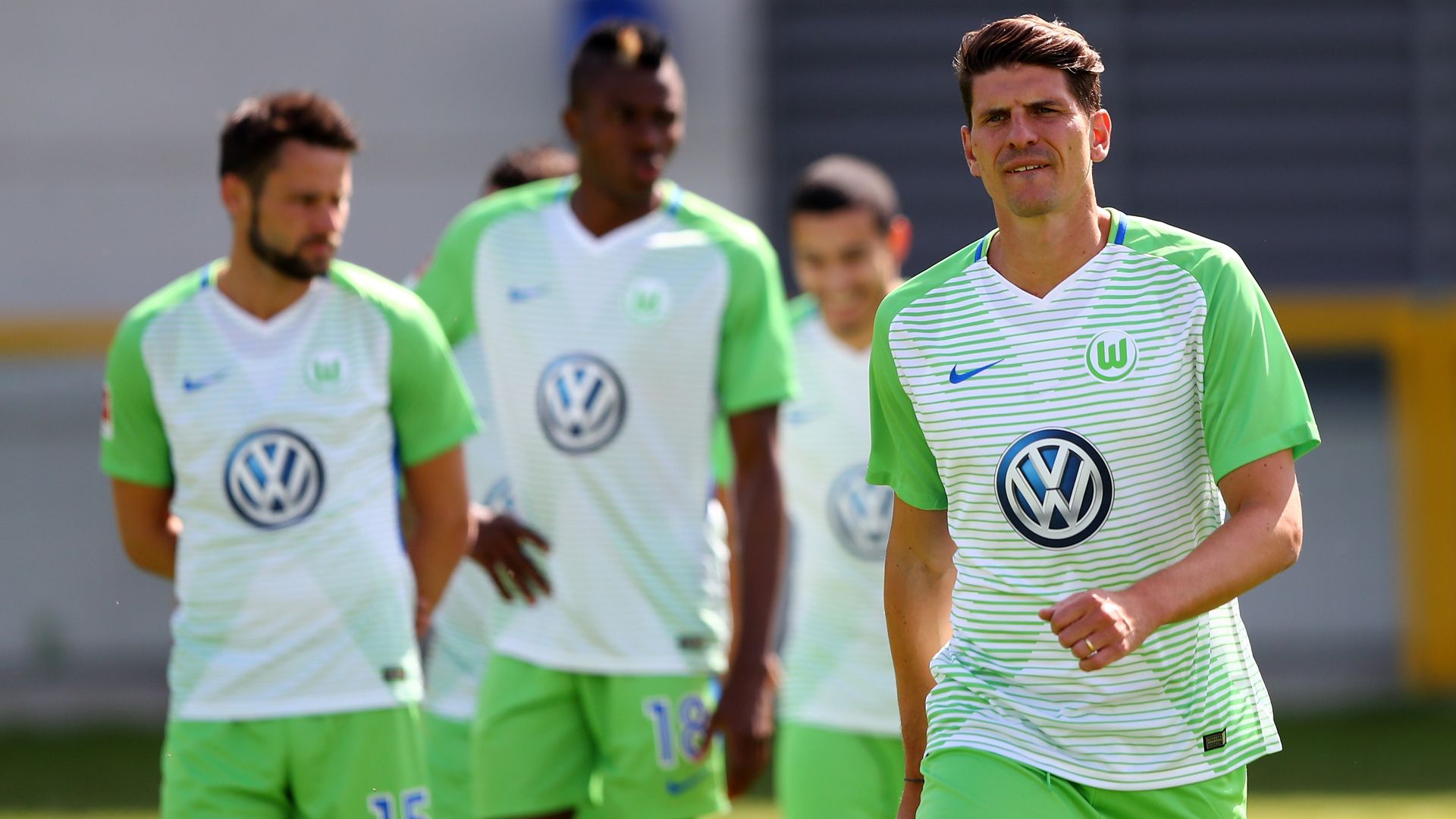 Mario Gomez, Training, Wolfsburg, 02082017