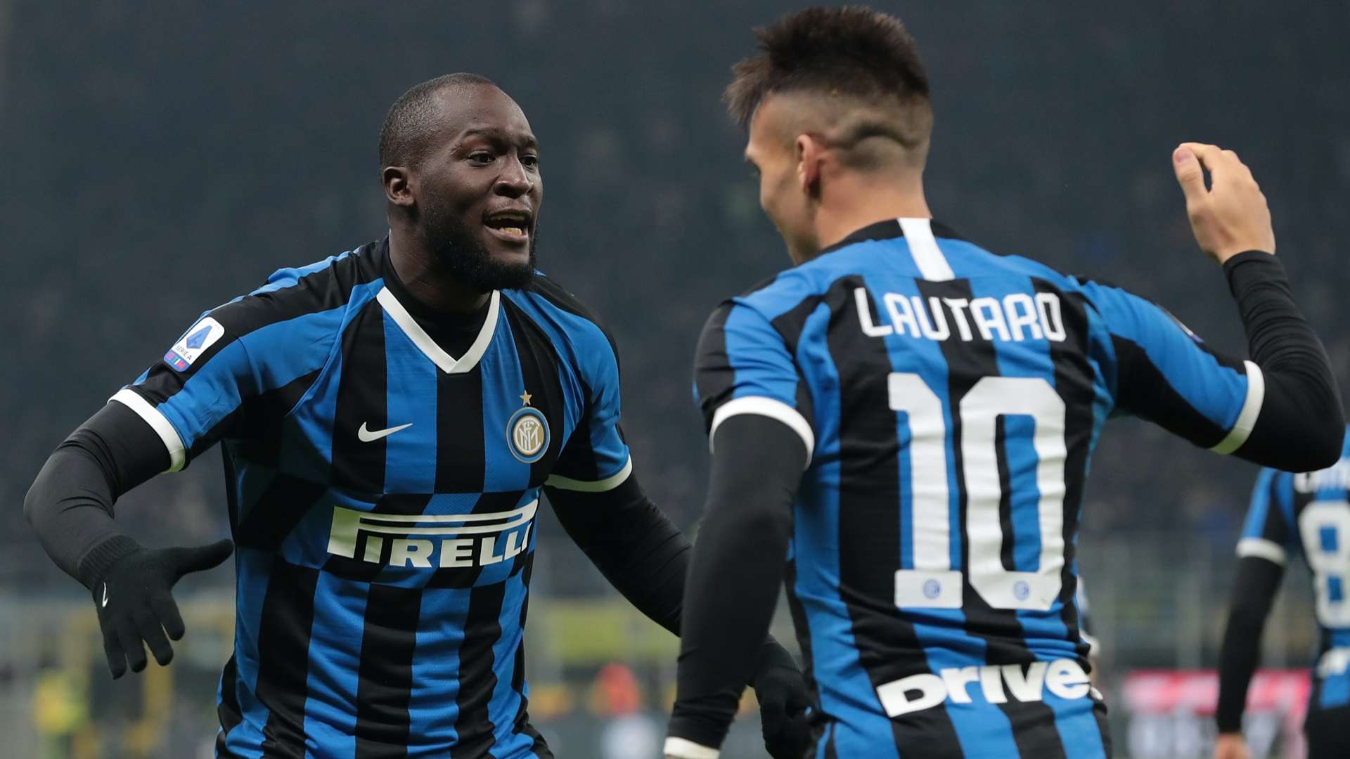 Inter atalanta 2020 Lautaro Martinez Lukaku