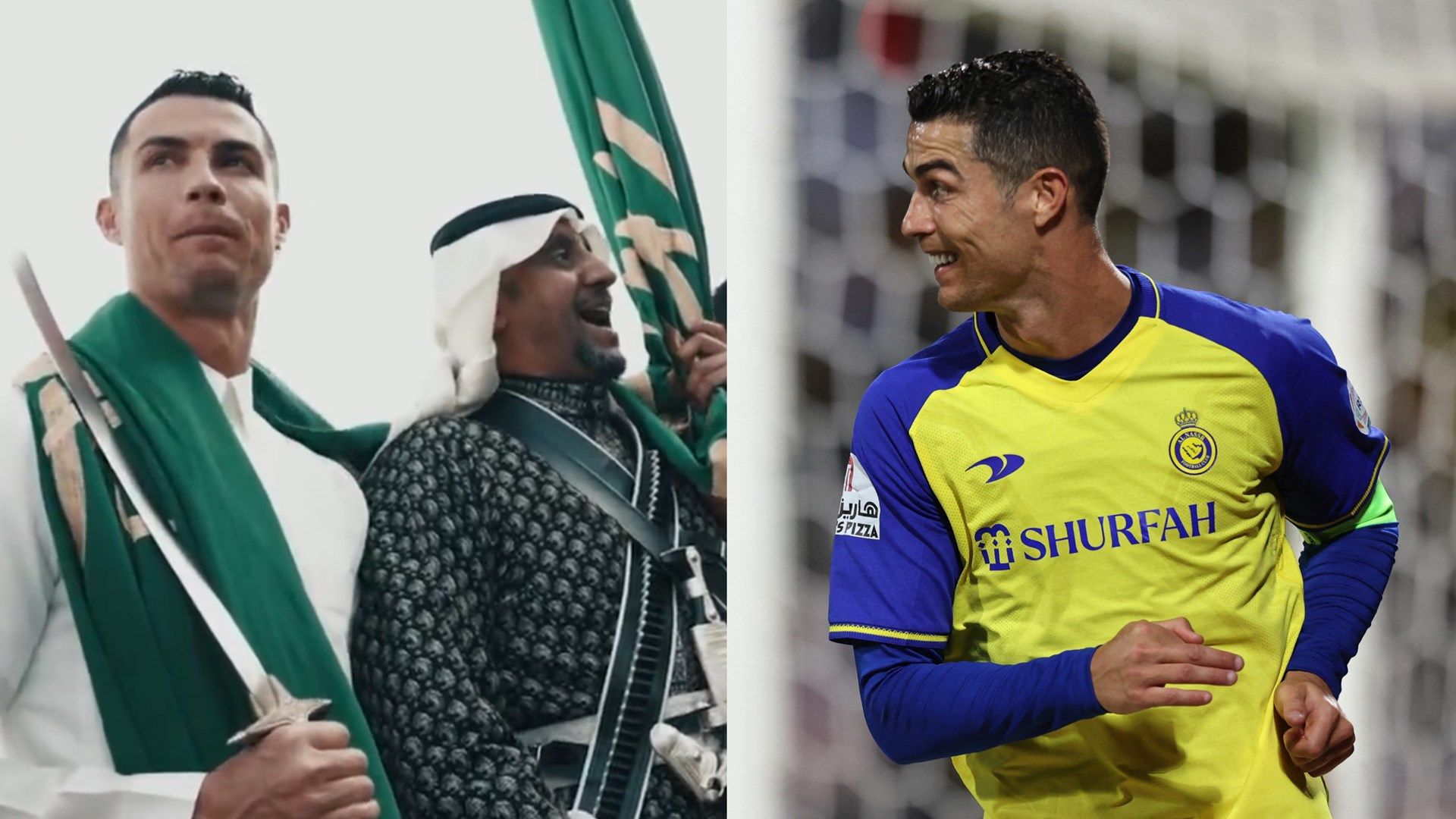 Cristiano Ronaldo Al Nassr Saudi founding day celebrations split
