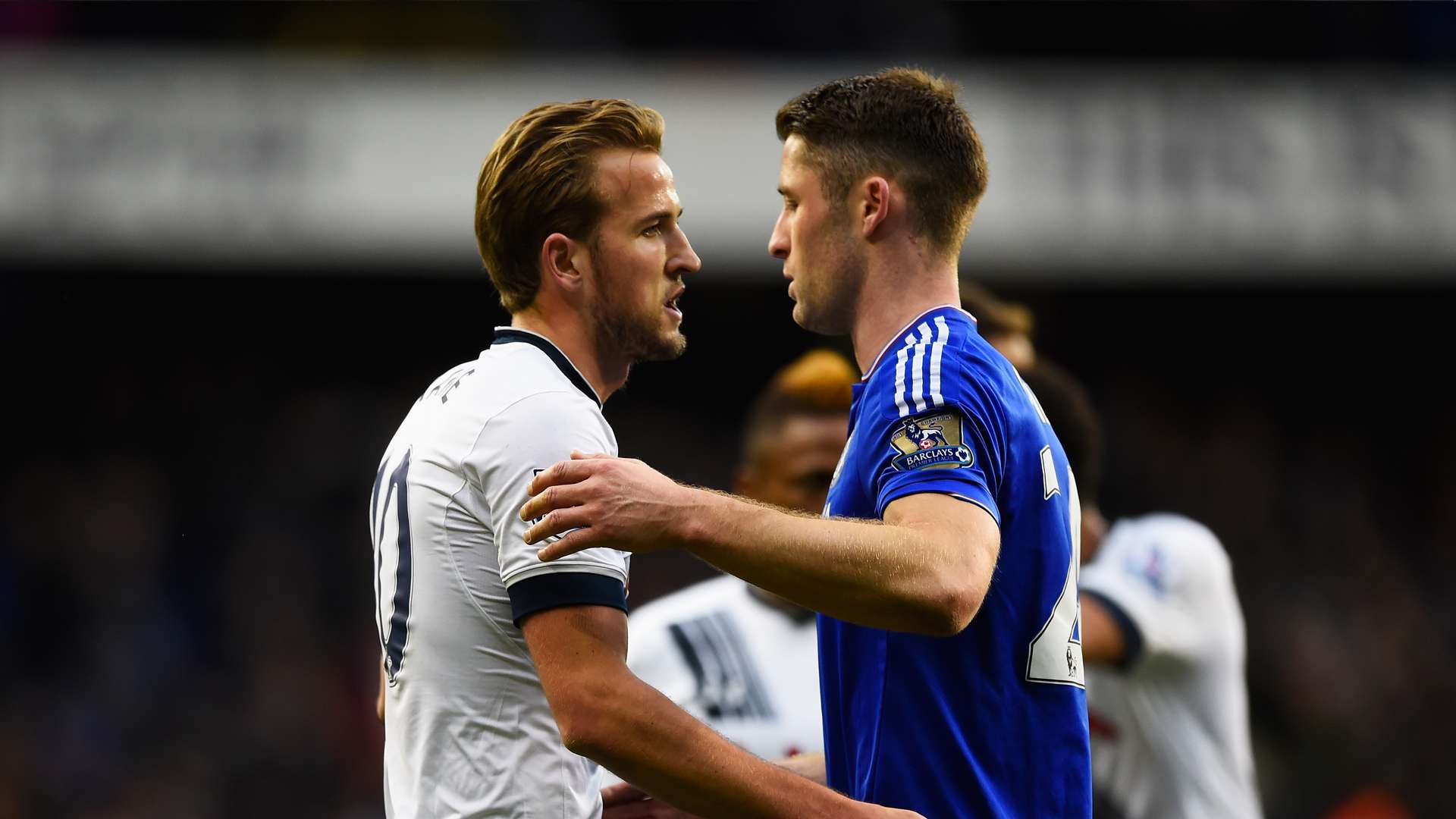 Gary Cahill and Harry Kane