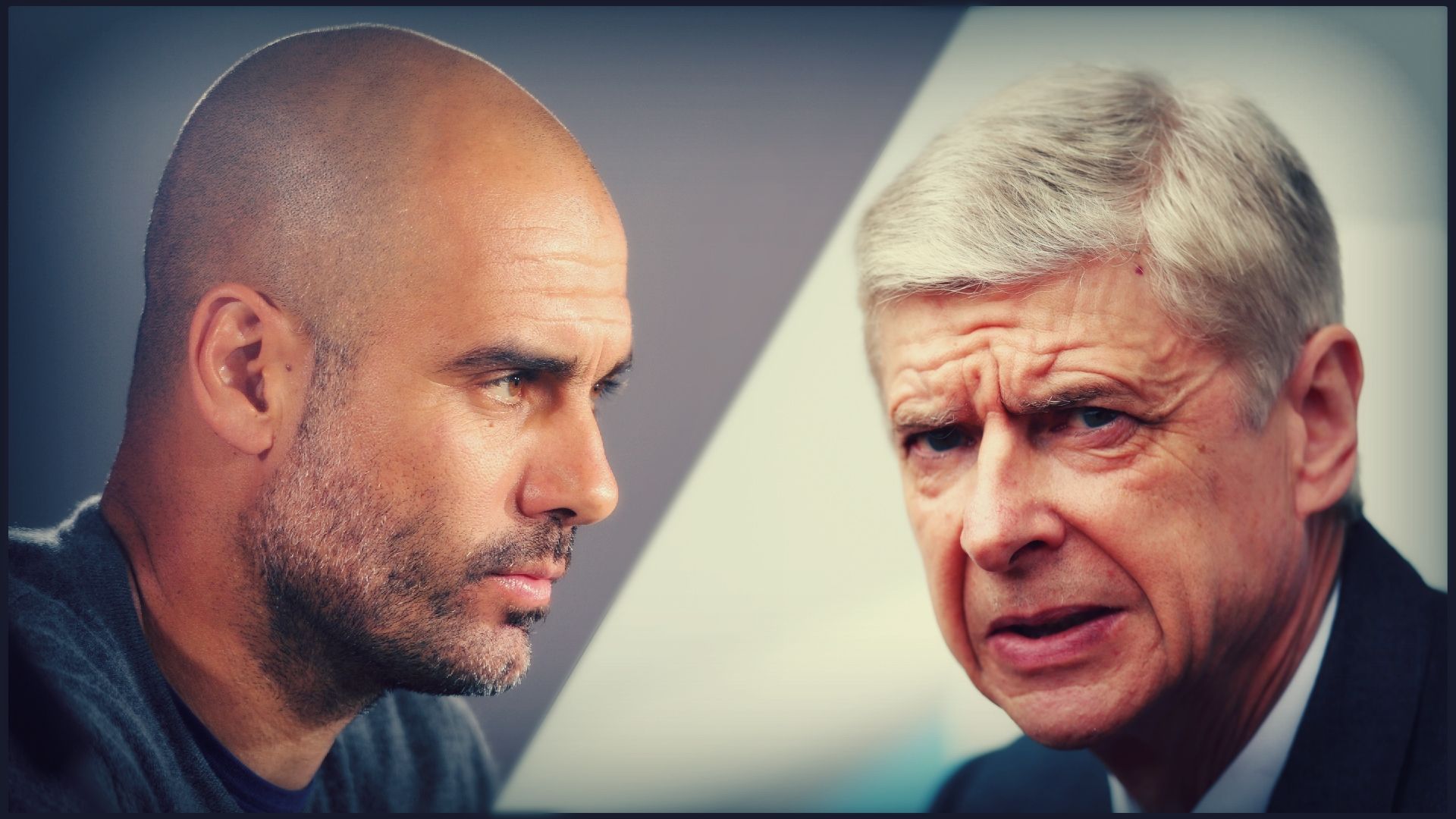 Montage Guardiola Wenger