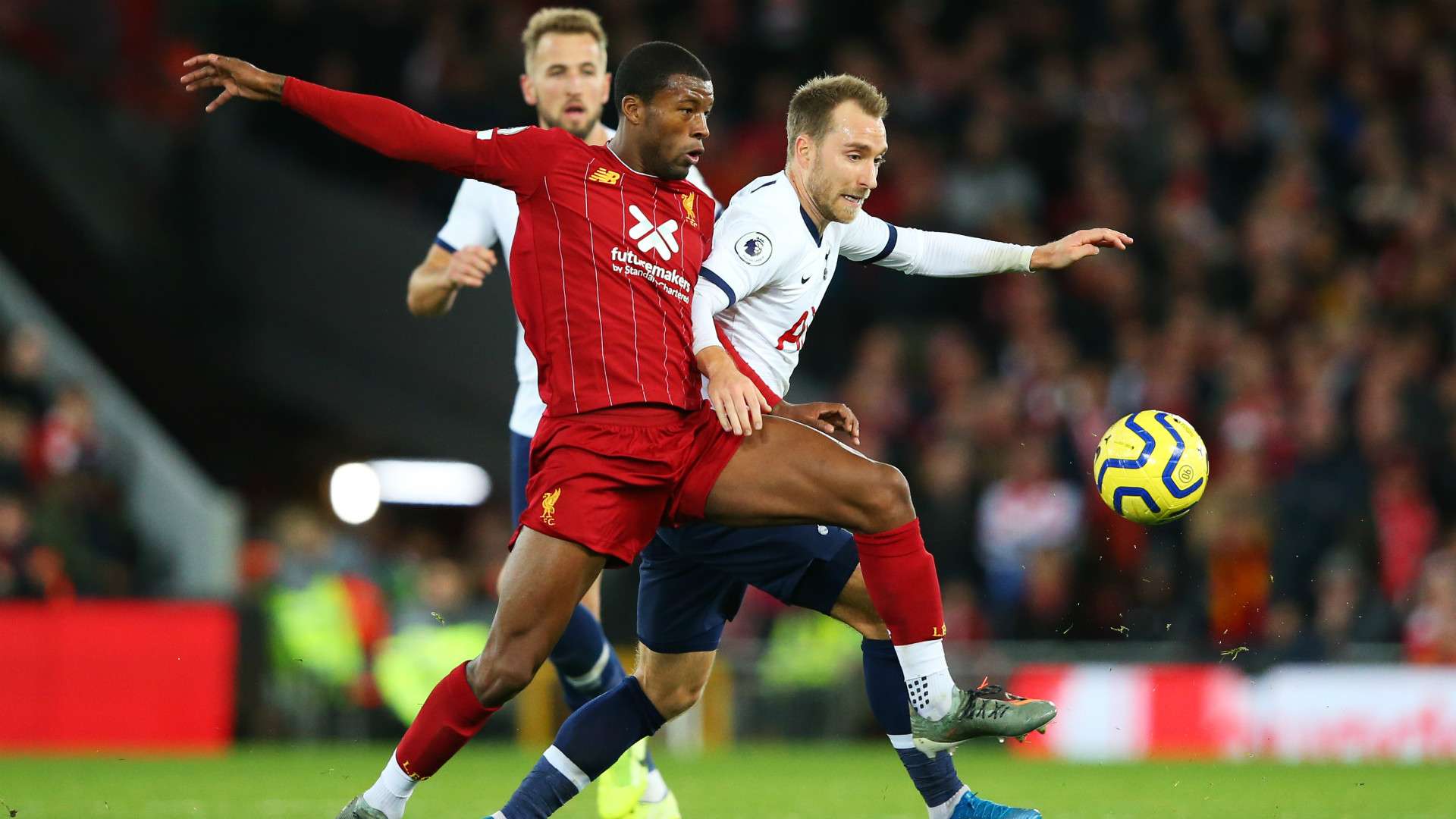 GEORGINIO WIJNALDUM LIVERPOOL CHRISTIAN ERIKSEN TOTTENHAM