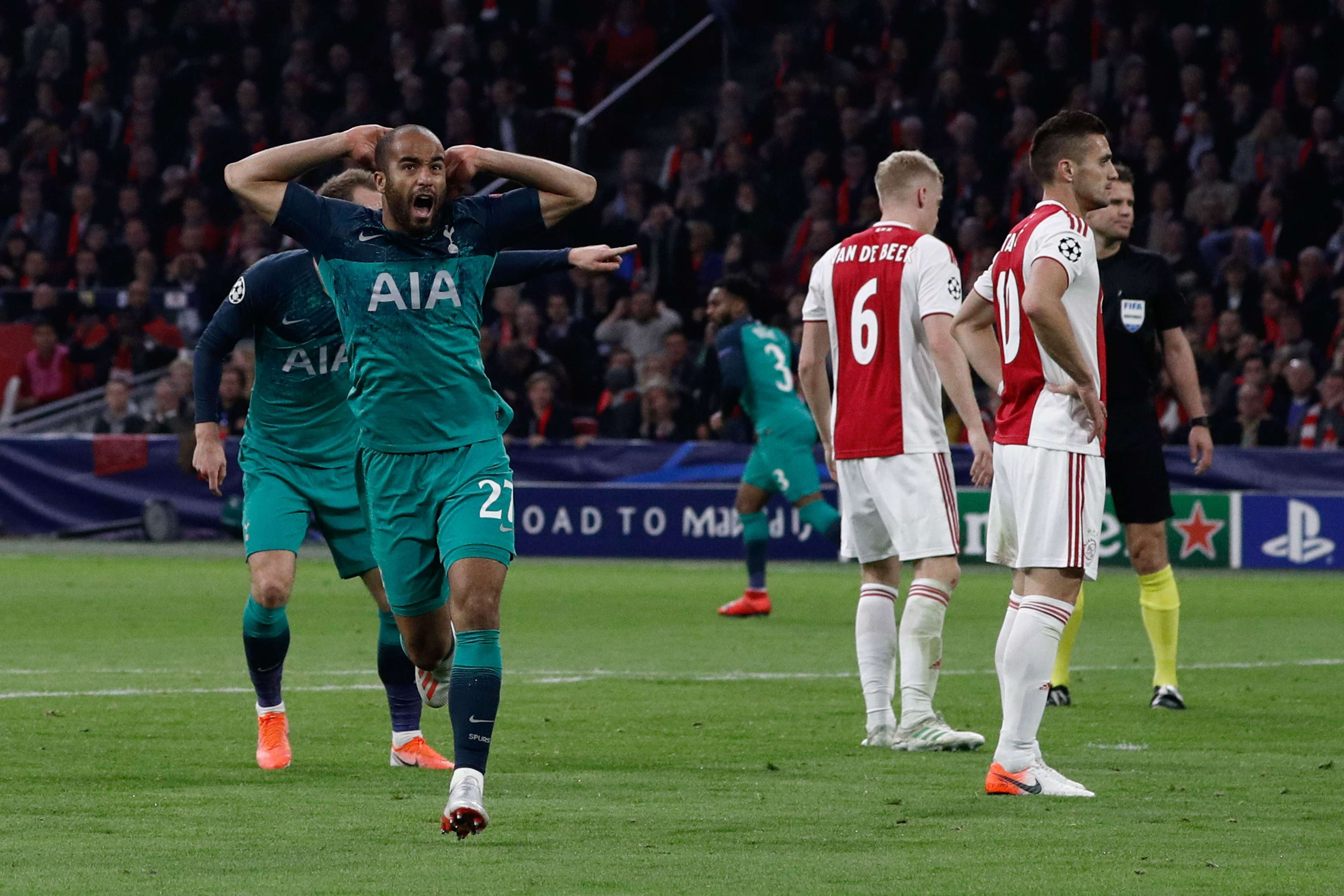 Lucas Moura Ajax Tottenham Champions League