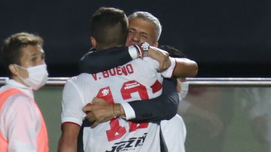 Vitor Bueno - Hernán Crespo - São Paulo 2021 Paulistão