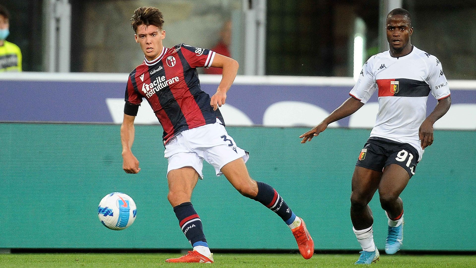 Aaron Hickey Kallon Bologna Genoa Serie A 21092021