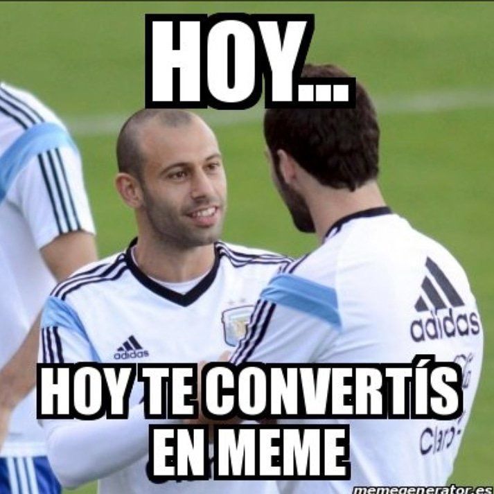 Memes España vs Argentina