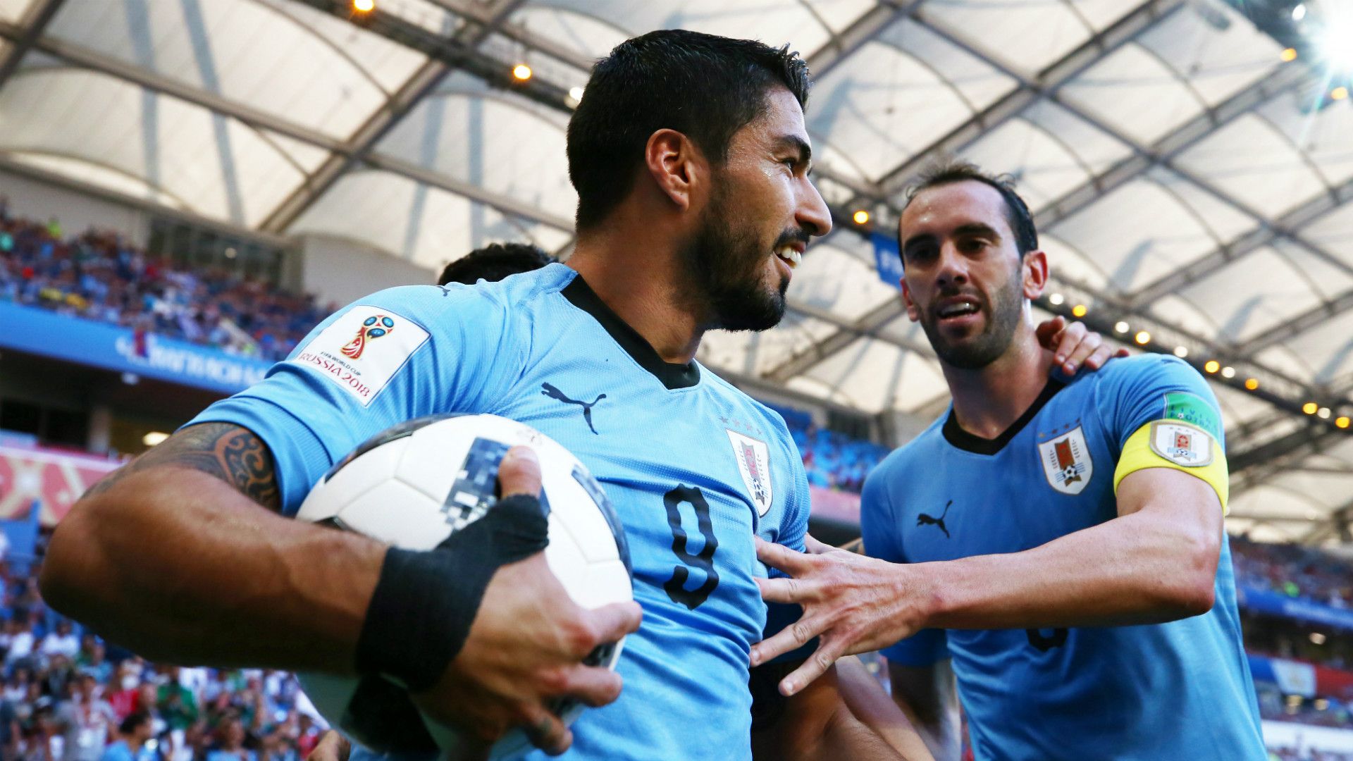 Luis Suarez Uruguay Arabia Saudi World Cup 20 06 2018