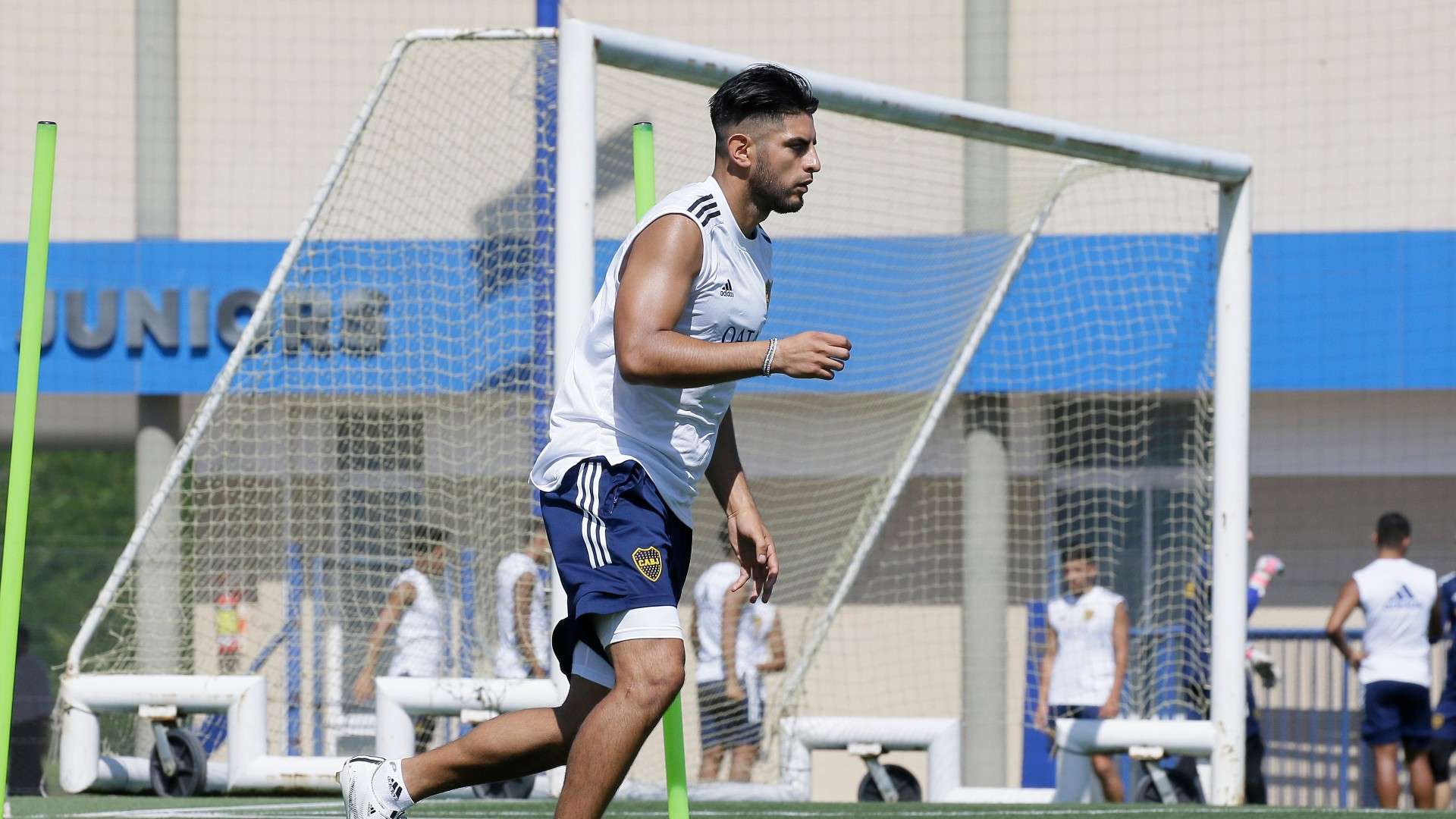 Zambrano Boca Entrenamiento