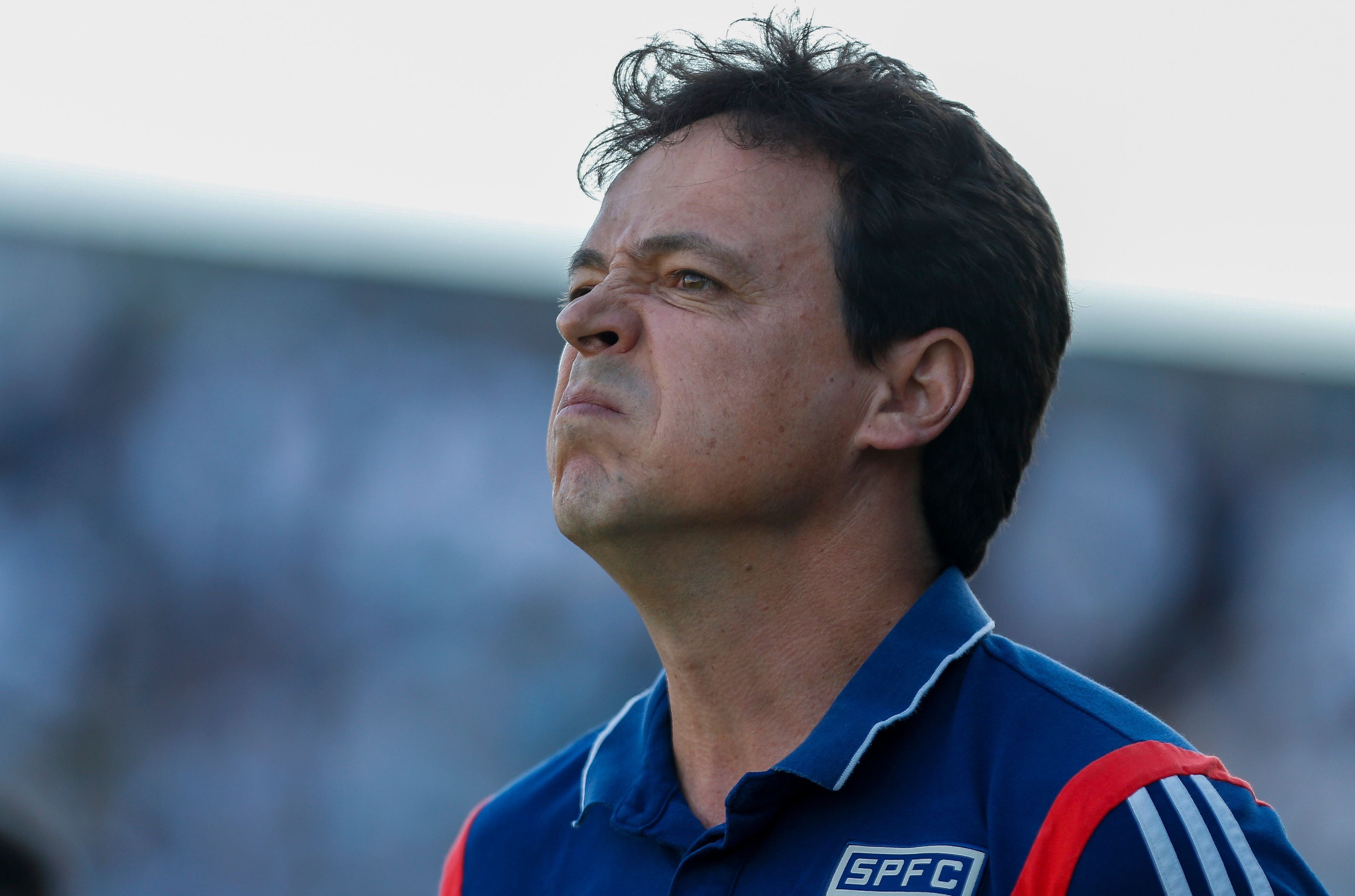 Fernando Diniz em Santos x São Paulo