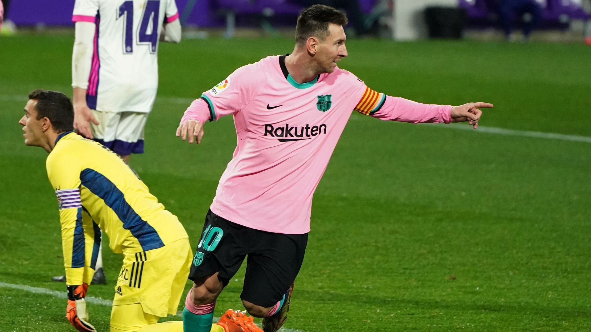 Lionel Messi. Barcelona vs Real Valladolid, 2020