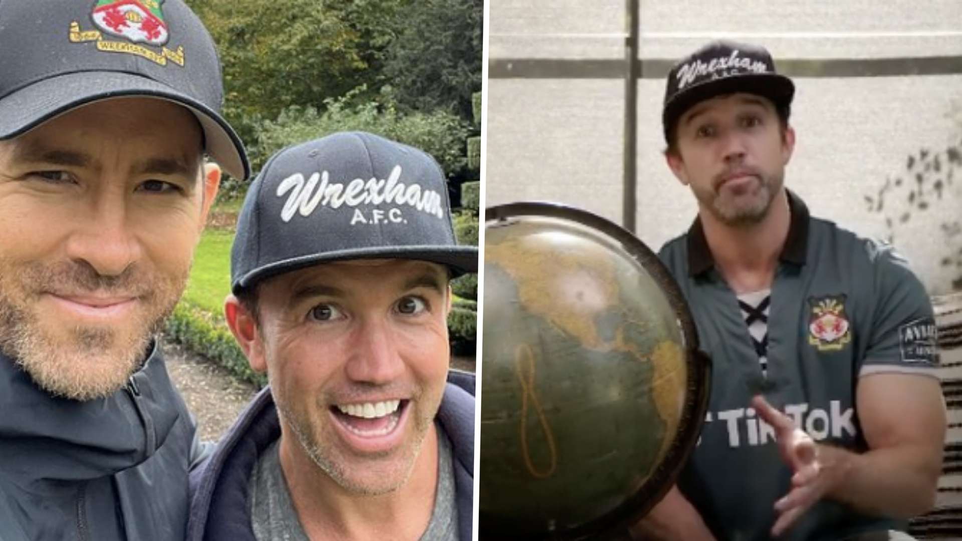 Ryan Reynolds Rob McElhenney Wrexham AFC snapback cap