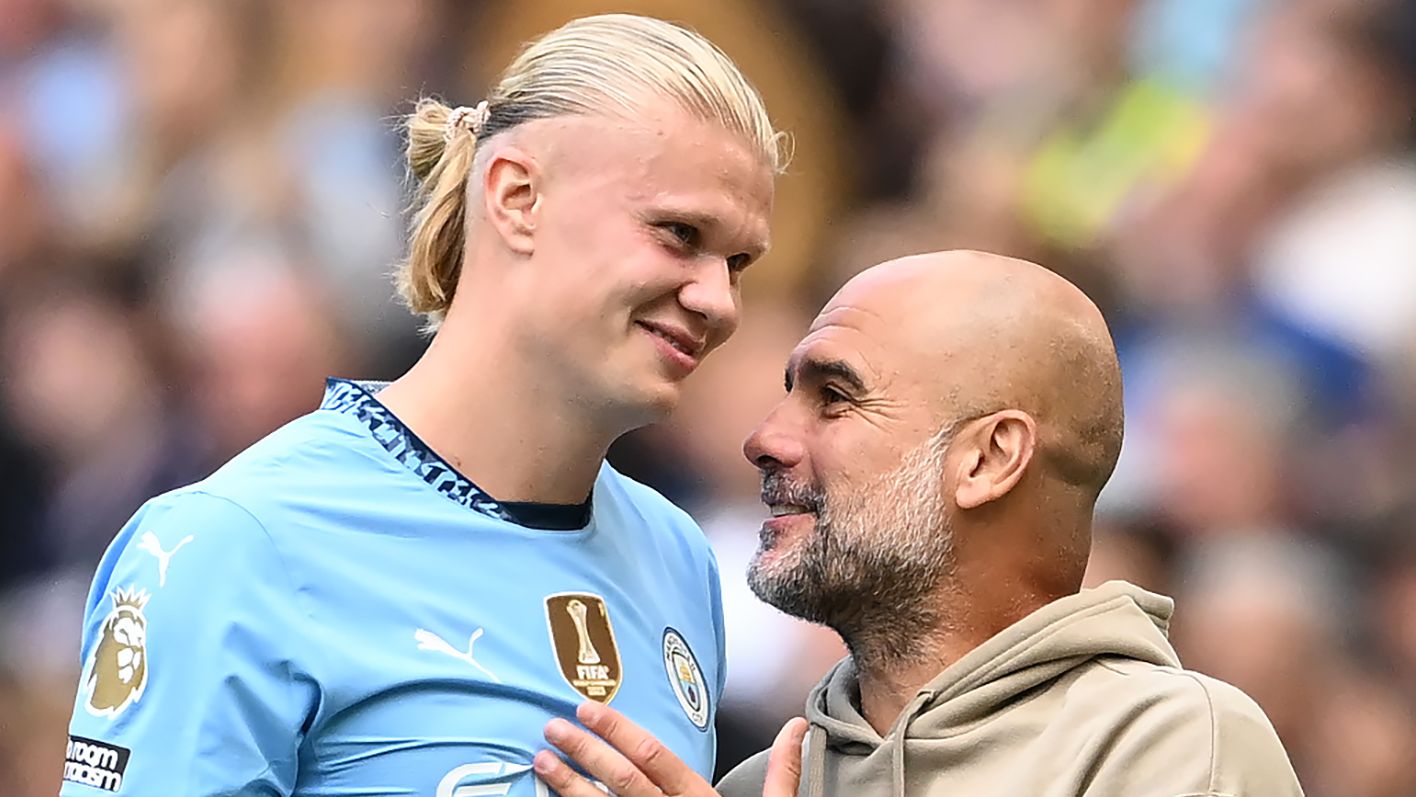 Erling Haaland Pep Guardiola