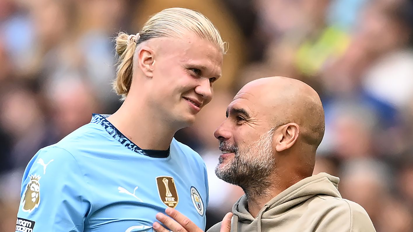 Erling Haaland Pep Guardiola