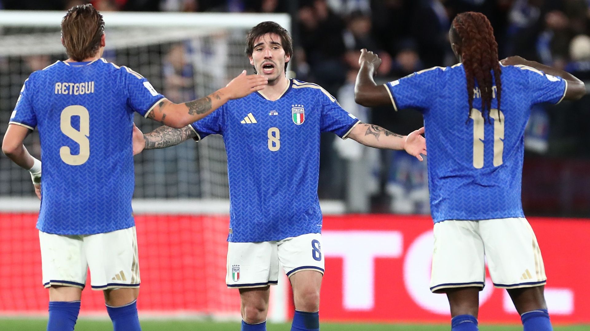 Retegui Tonali Kean Italia