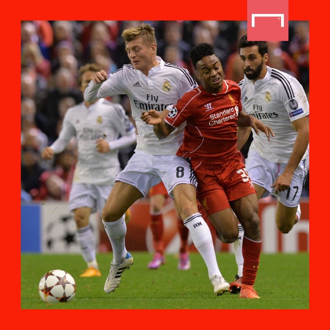 Toni Kroos Raheem Sterling Real Madrid Liverpool GFX