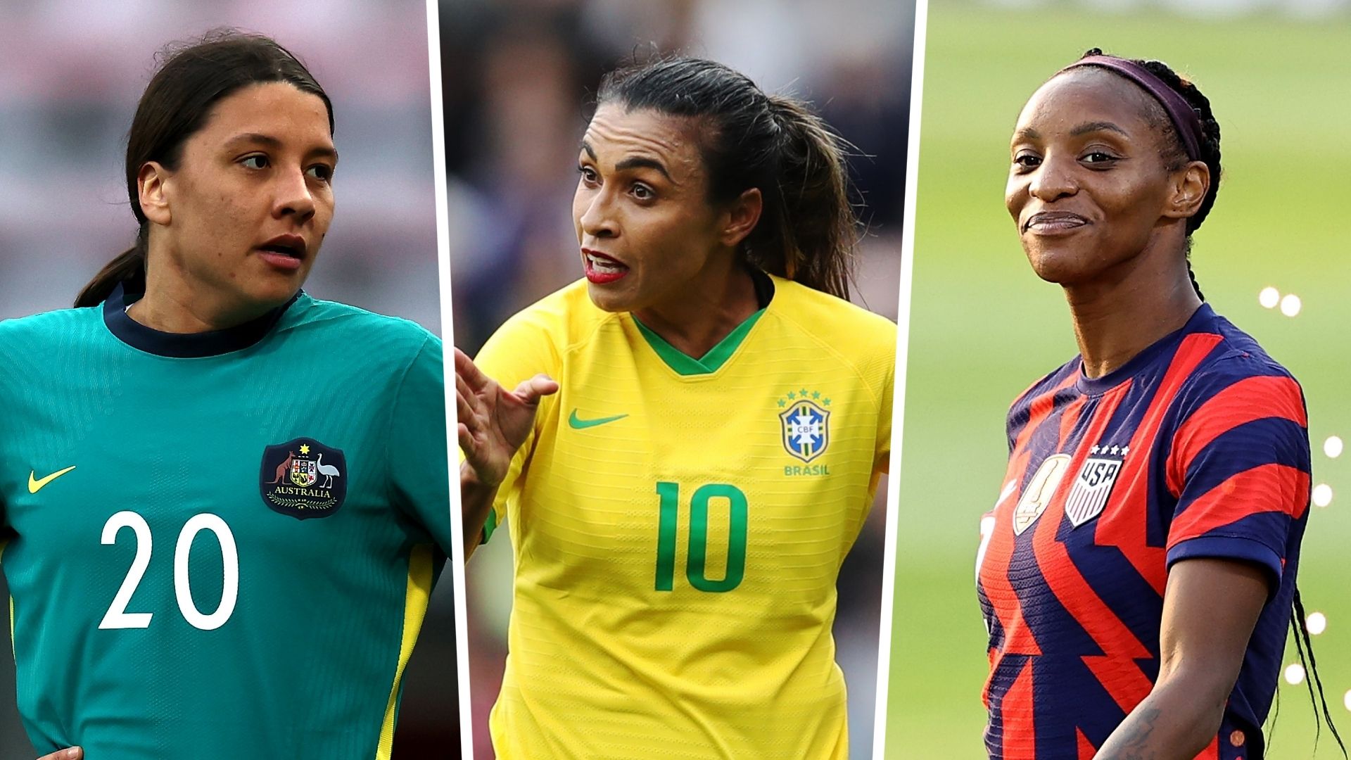 Sam Kerr Marta Crystal Dunn split