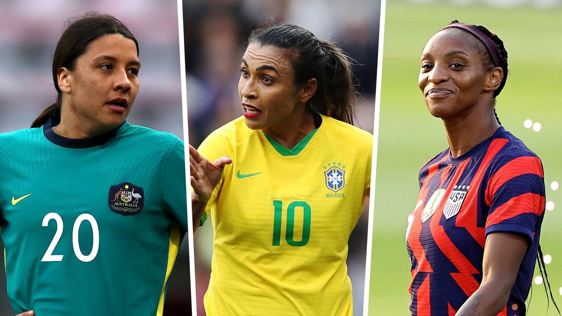 Sam Kerr Marta Crystal Dunn split