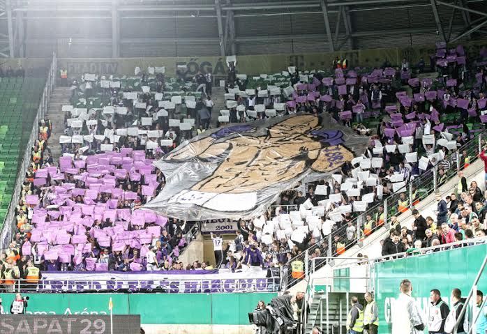 Újpest szurkolók