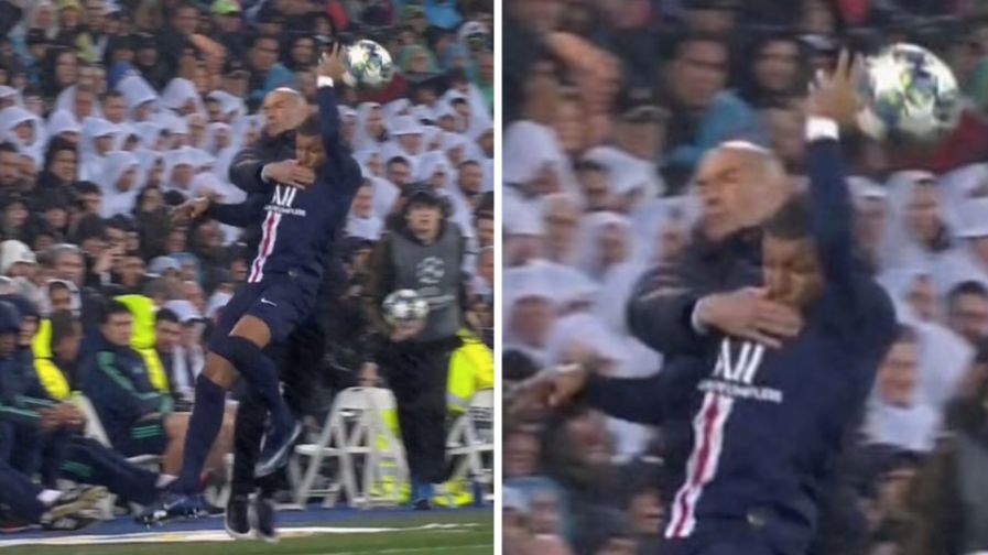 Zinedine Zidane Kylian Mbappe Real Madrid vs PSG 261119