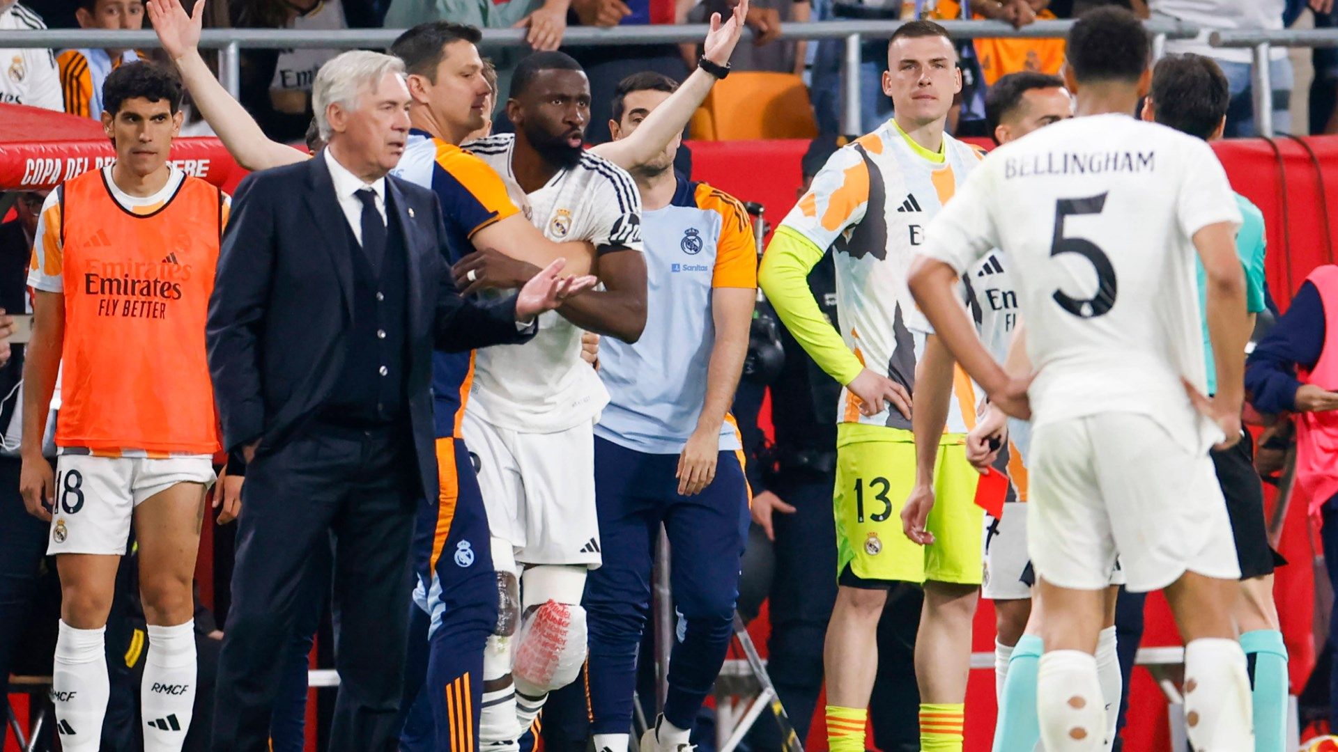 Antonio Rudiger Real Madrid Barcelona 2025