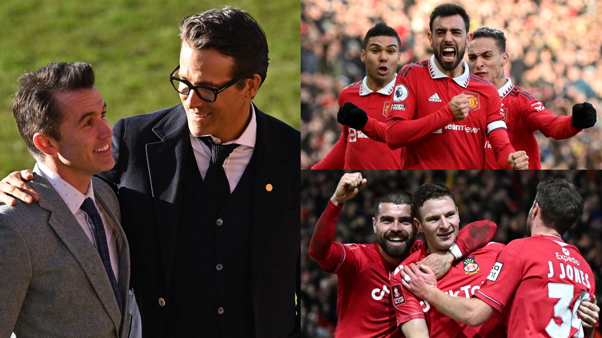 Rob McElhenney Ryan Reynolds Manchester United Wrexham