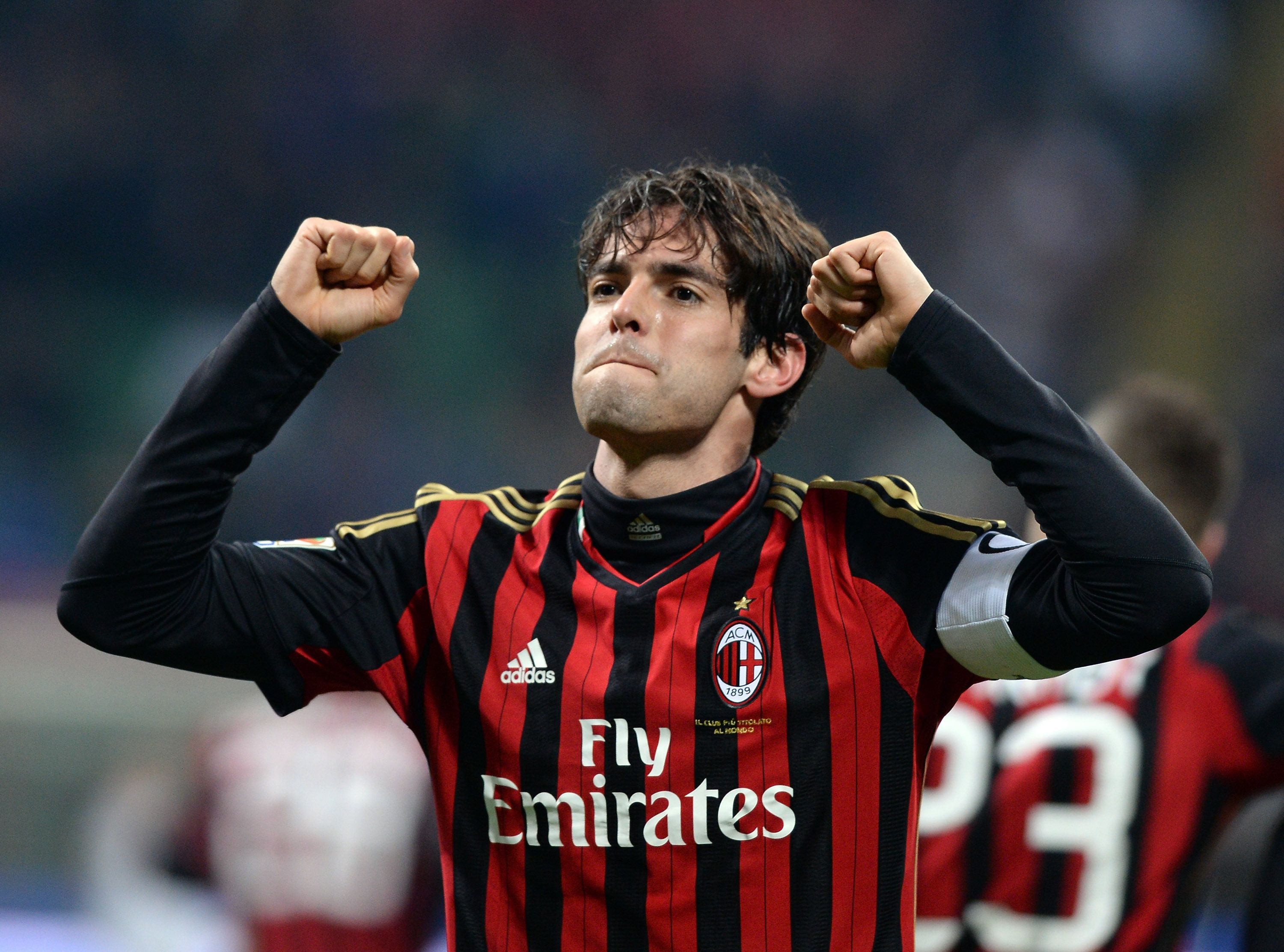 Milan midfielder Kaka