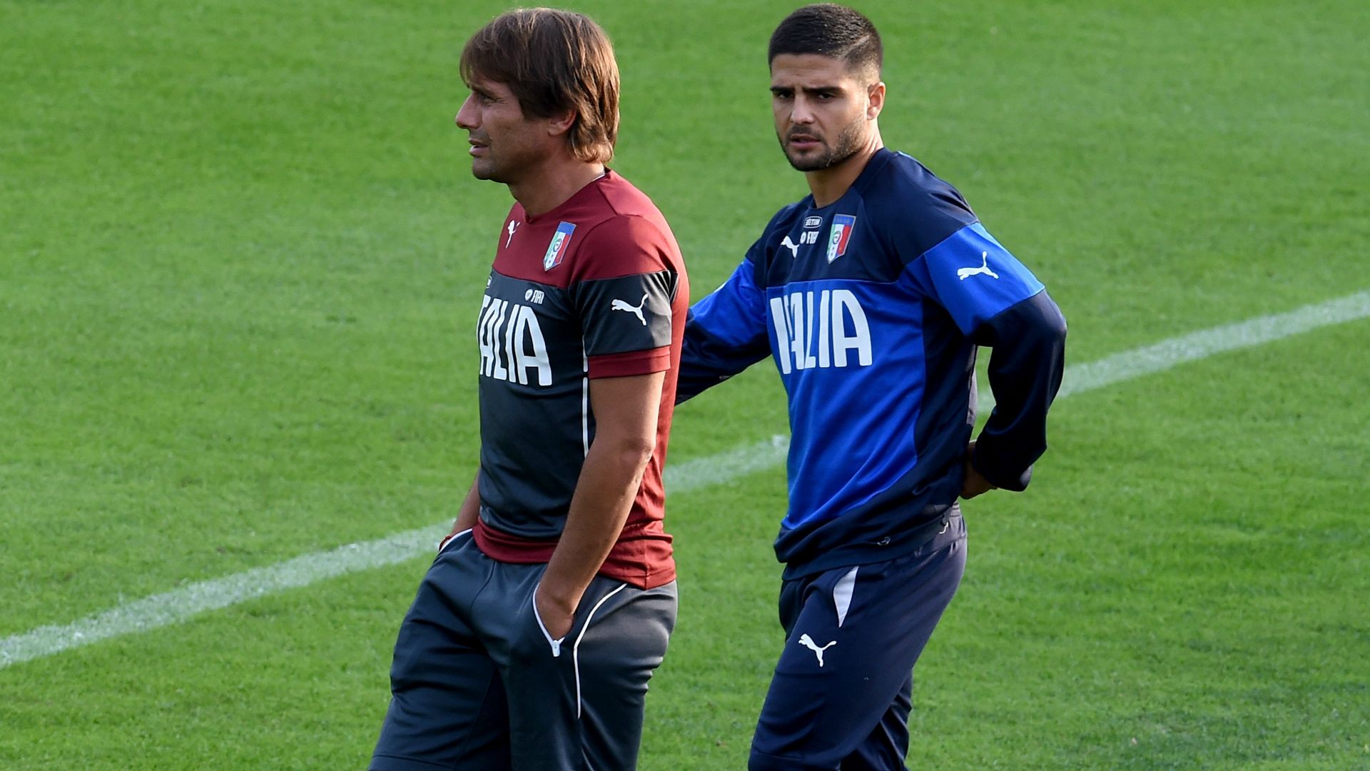 Lorenzo Insigne Antonio Conte Italy