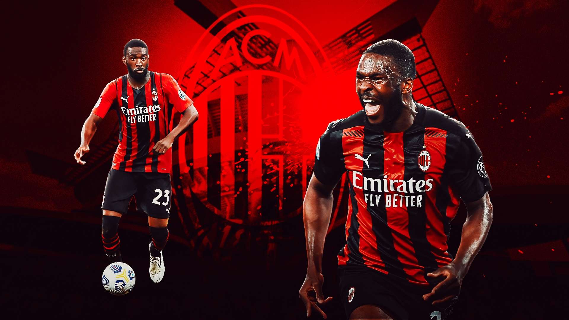 GFX Tomori ufficialità Milan