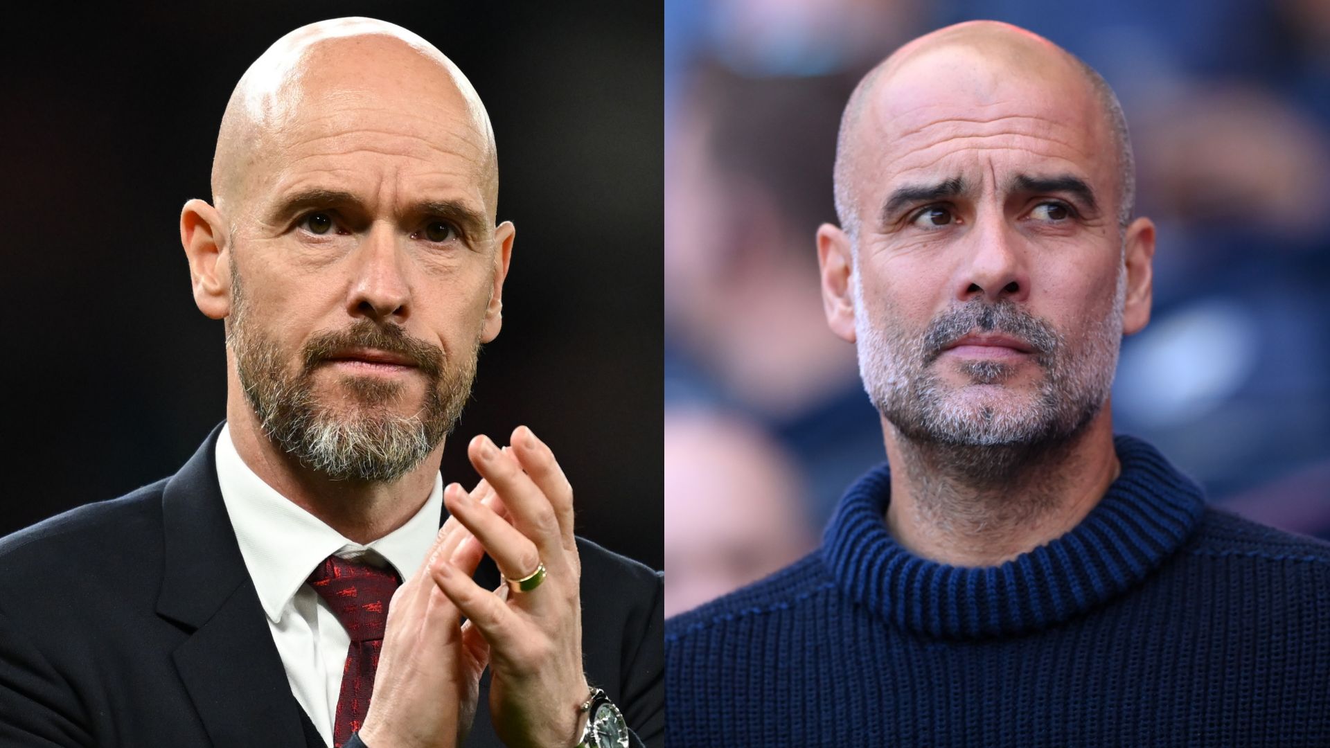 Guardiola Ten Hag split