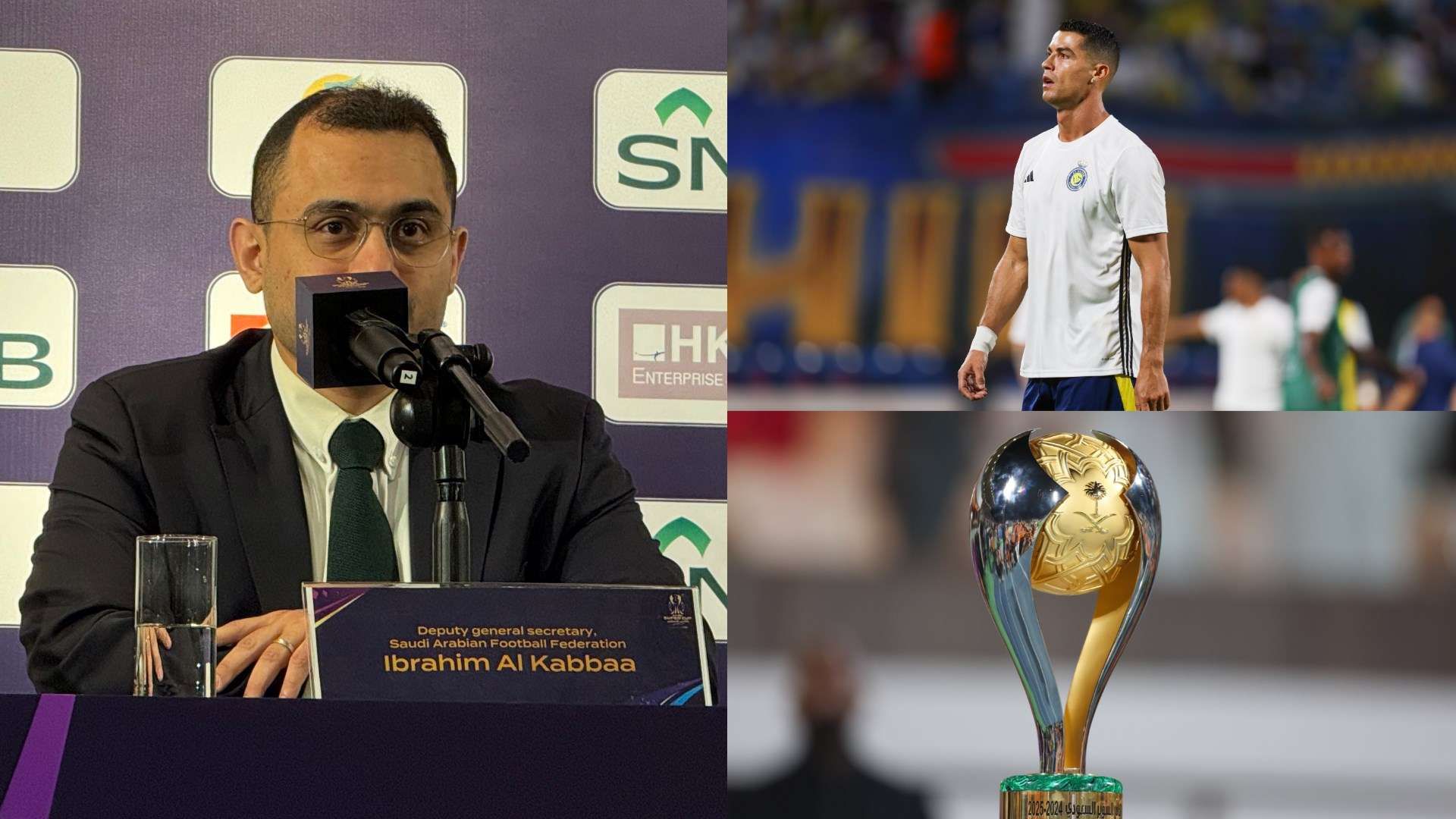 Ibrahim Al Kabbaa Saudi Super Cup Cristiano Ronaldo