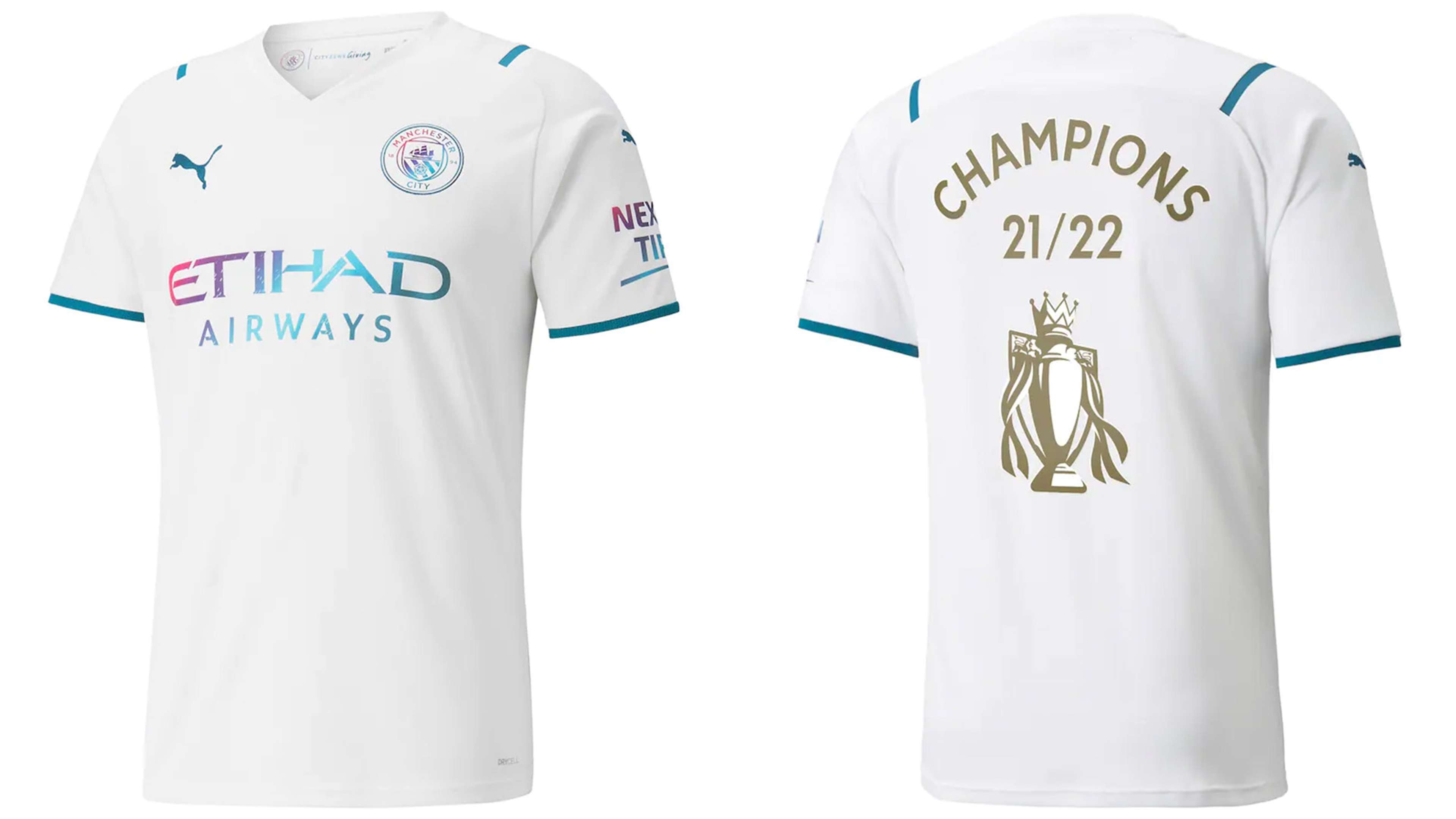 Man City Away Champions Shirt