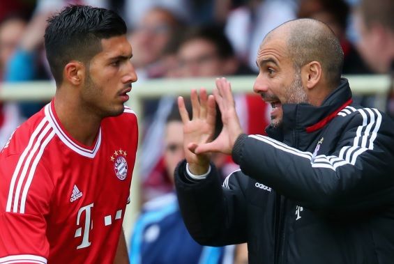 Fanclub Wildenau v Bayern Muenchen - Friendly Match. Emre Can, Pep Guardiola