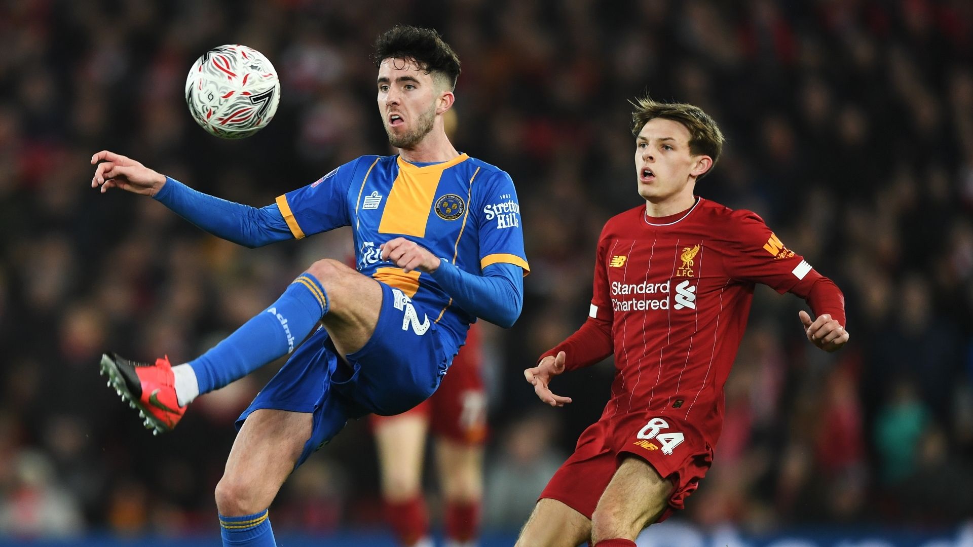 Leighton Clarkson, Sean Goss, Liverpool vs Shrewsbury