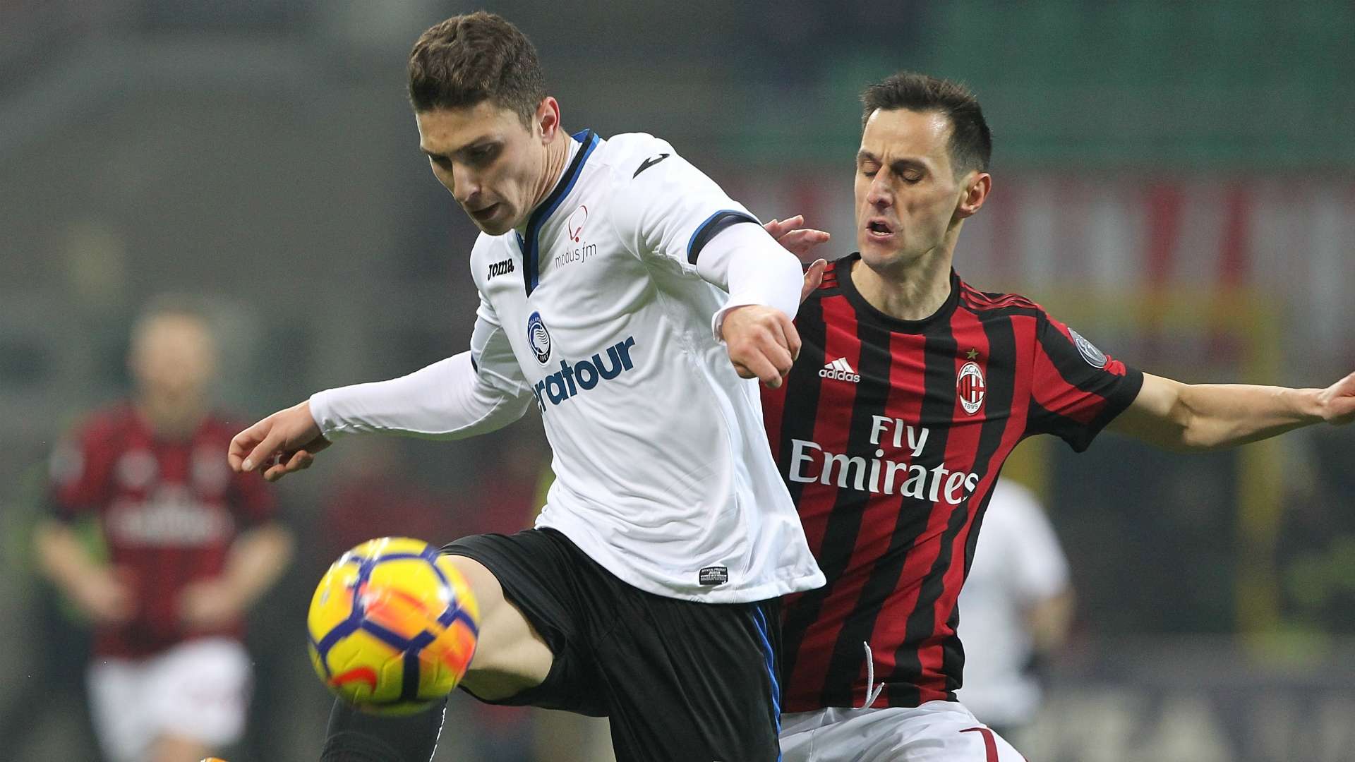 Nikola Kalinic Mattia Caldara Milan Atalanta Serie A