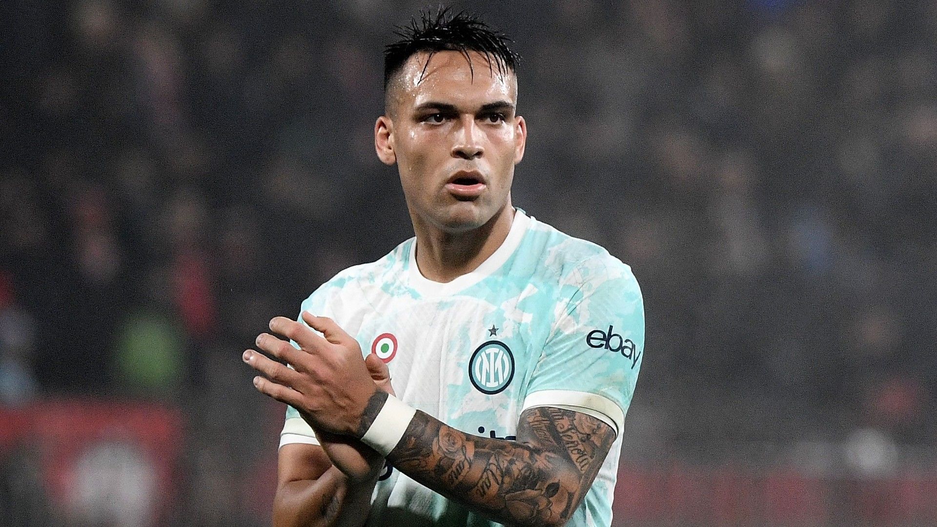 Inter Milan's Argentinian forward Lautaro Martinez