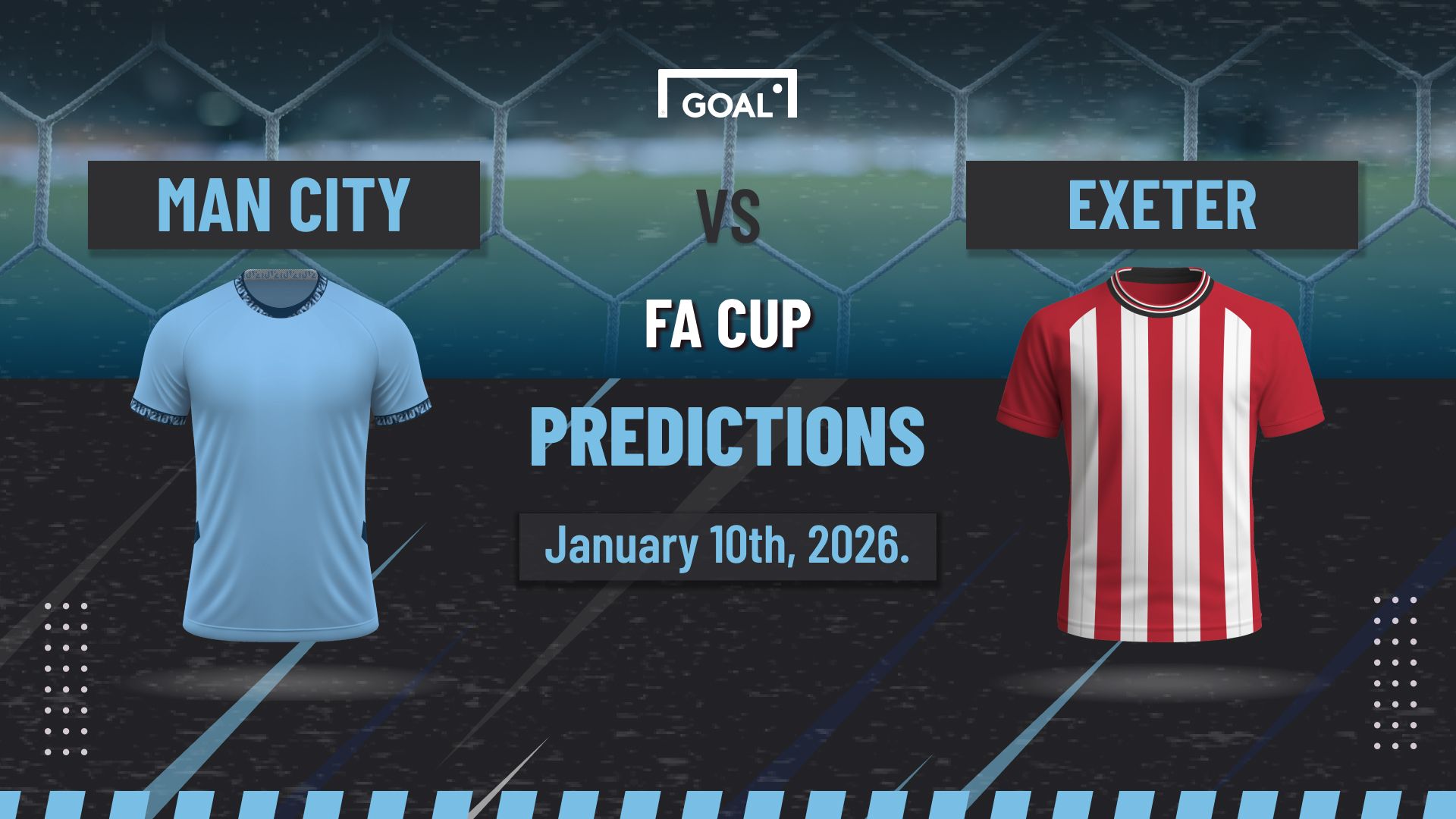 Manchester City vs Exeter predictions